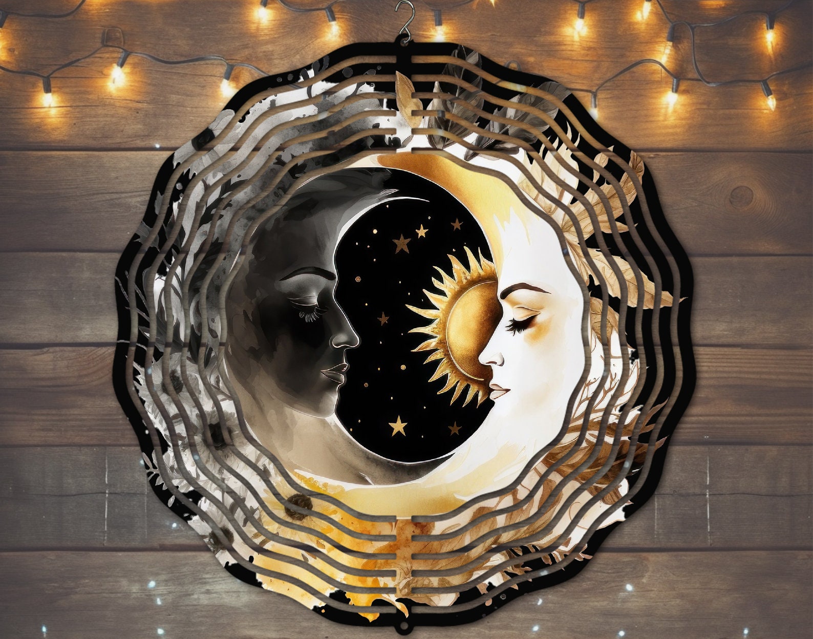 Celestial Wind Spinner - Stunning Cosmic Decor for Outdoor Serenity Celestial Wind Spinner - Stunning Cosmic Decor for Outdoor Serenity