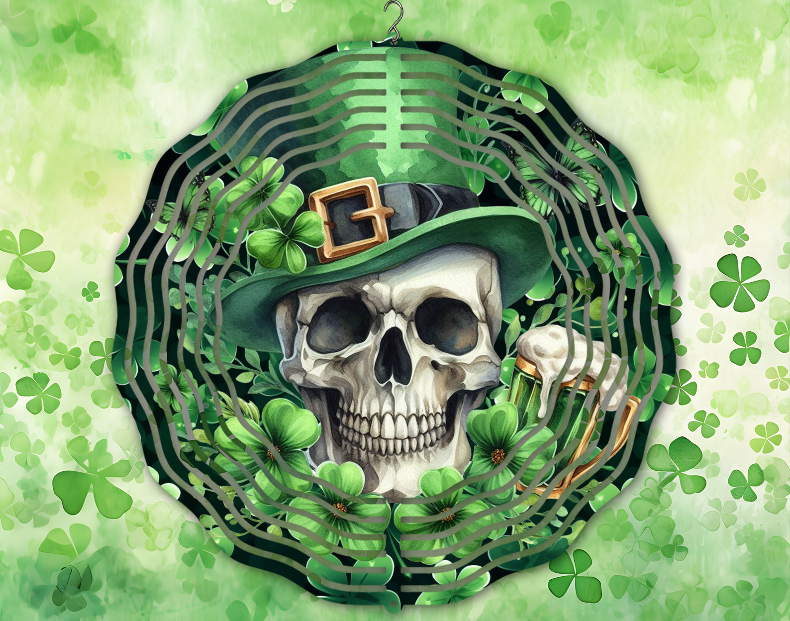 St Patrick's Day Wind Spinner #111 - Charming Yard Decor for St Paddy's Cheer St Patrick's Day Wind Spinner #111 - Charming Yard Decor for St Paddy's Cheer