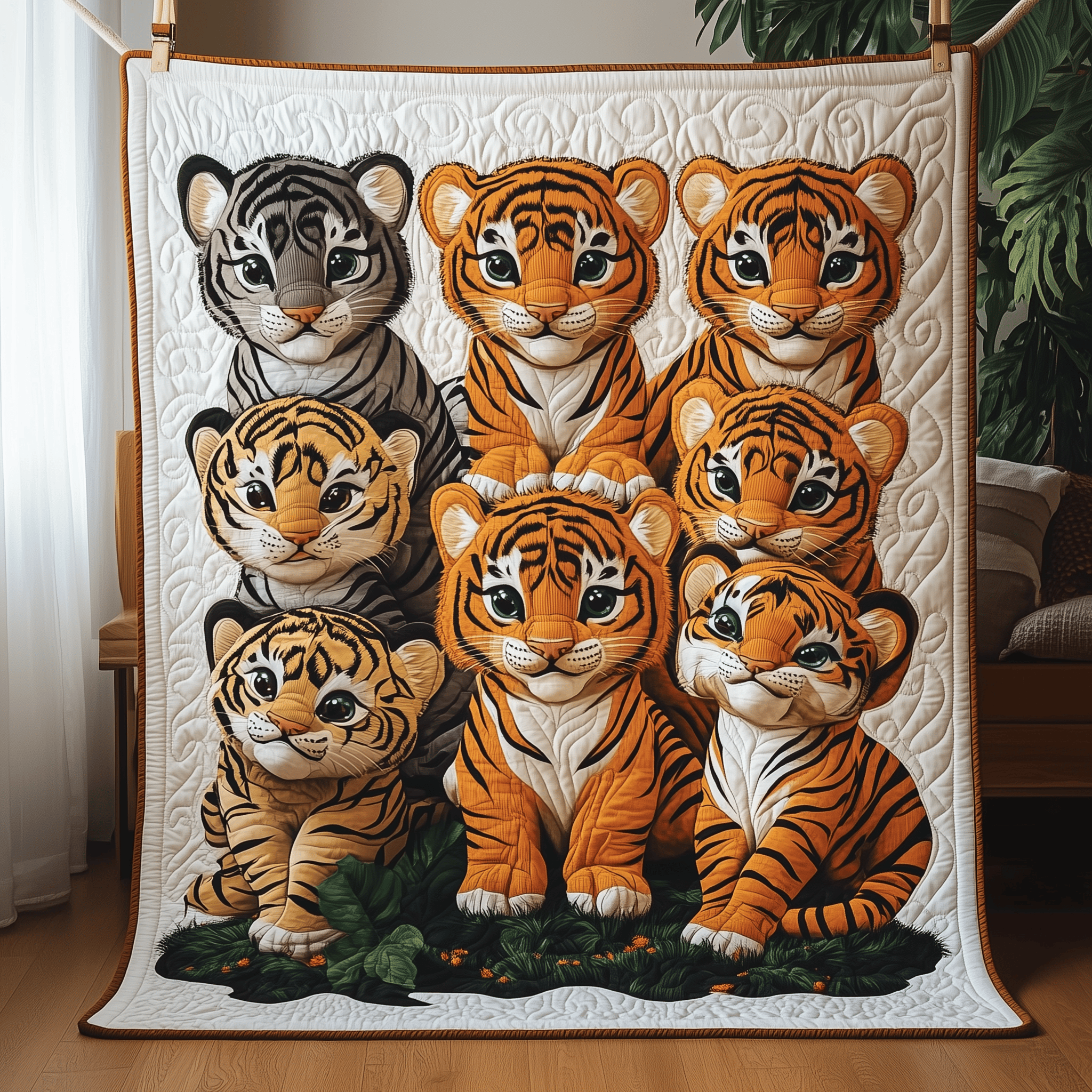 Adorable Baby Tiger Quilted Blanket Enjoy Every Moment with a Blanket That Works Anywhere Adorable Baby Tiger Quilted Blanket Enjoy Every Moment with a Blanket That Works Anywhere