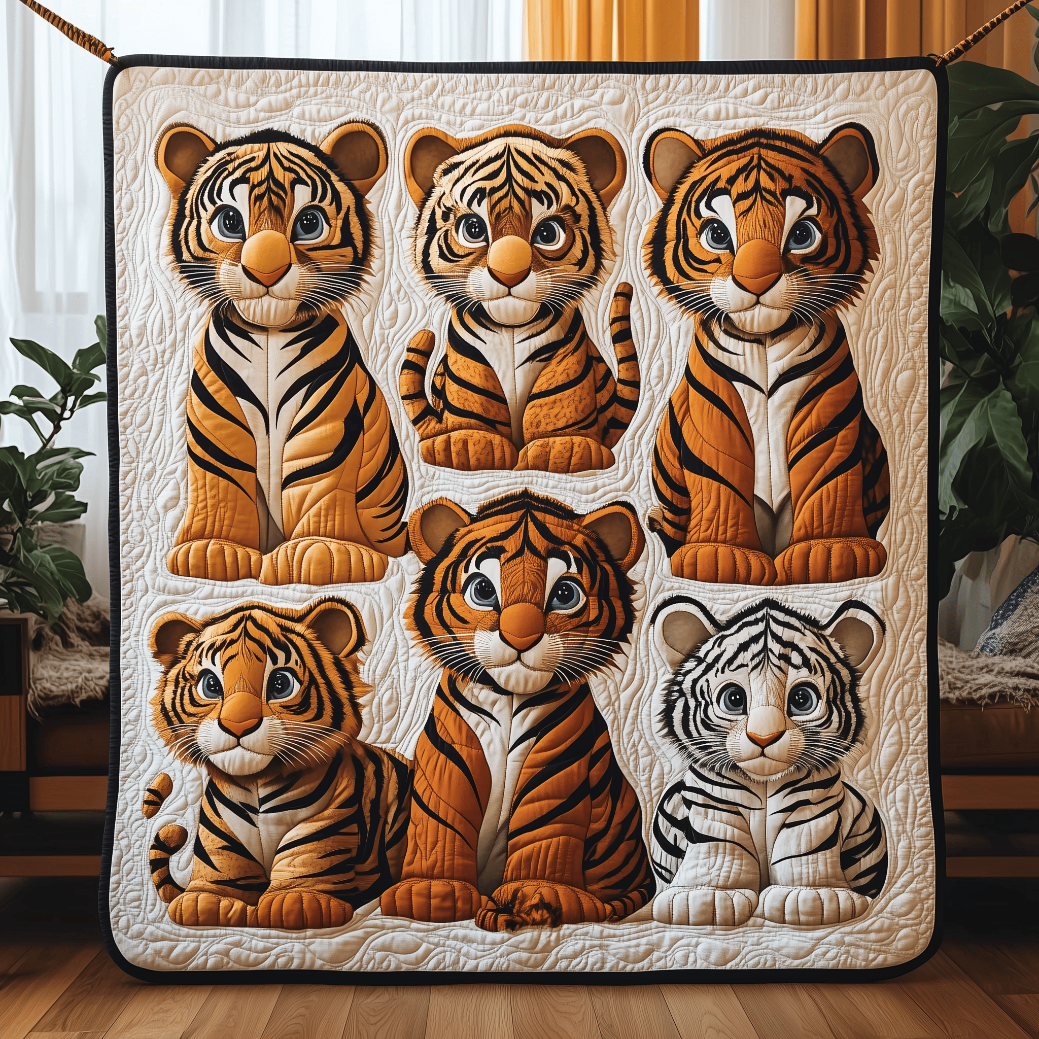 Adorable Baby Tiger Quilted Blanket Feel At Ease with a Blanket That's Perfectly Practical Adorable Baby Tiger Quilted Blanket Feel At Ease with a Blanket That's Perfectly Practical