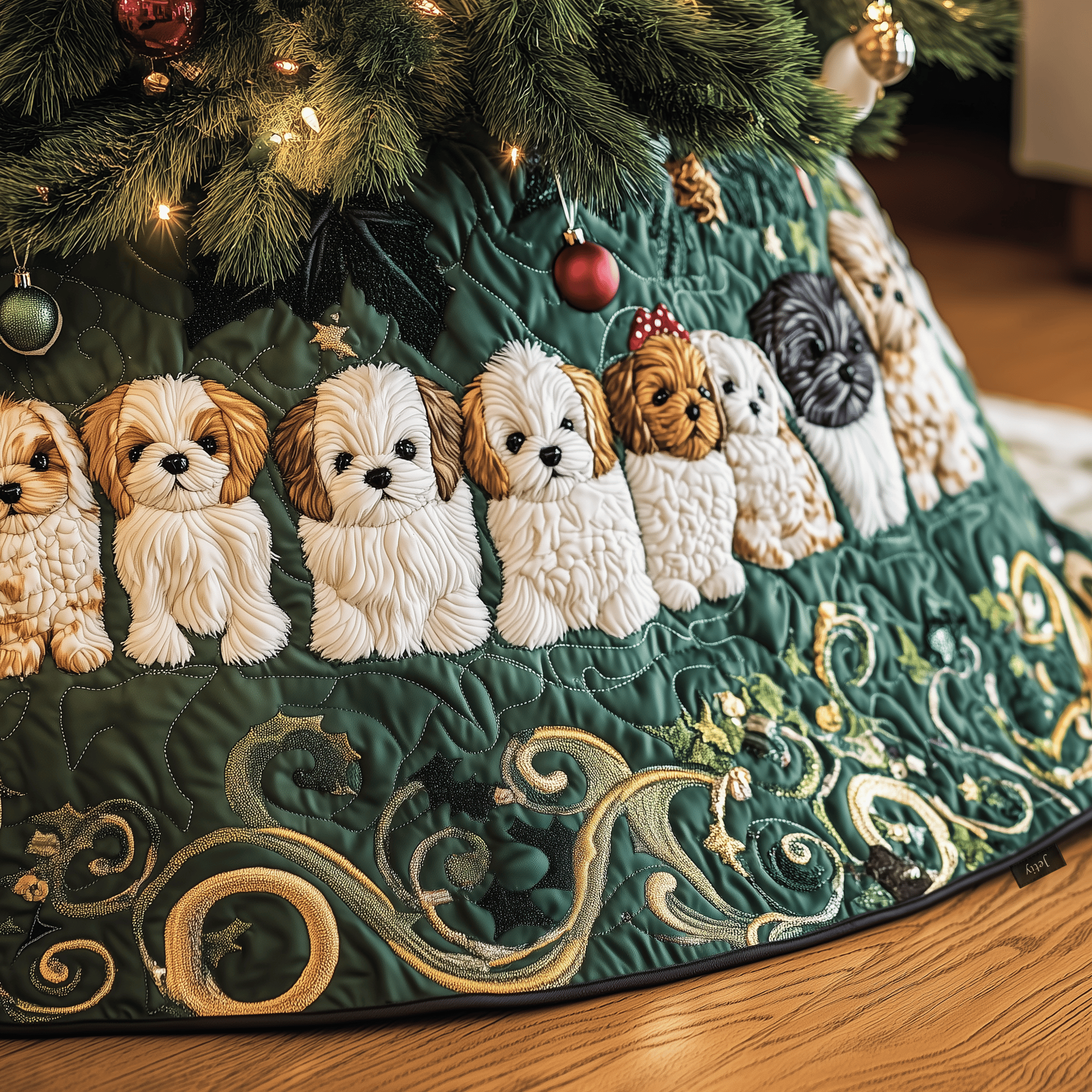 Adorable Christmas Shih Tzu Quilted Tree Skirt Celebrate Love and Style with a Thoughtful Tree Skirt Adorable Christmas Shih Tzu Quilted Tree Skirt Celebrate Love and Style with a Thoughtful Tree Skirt