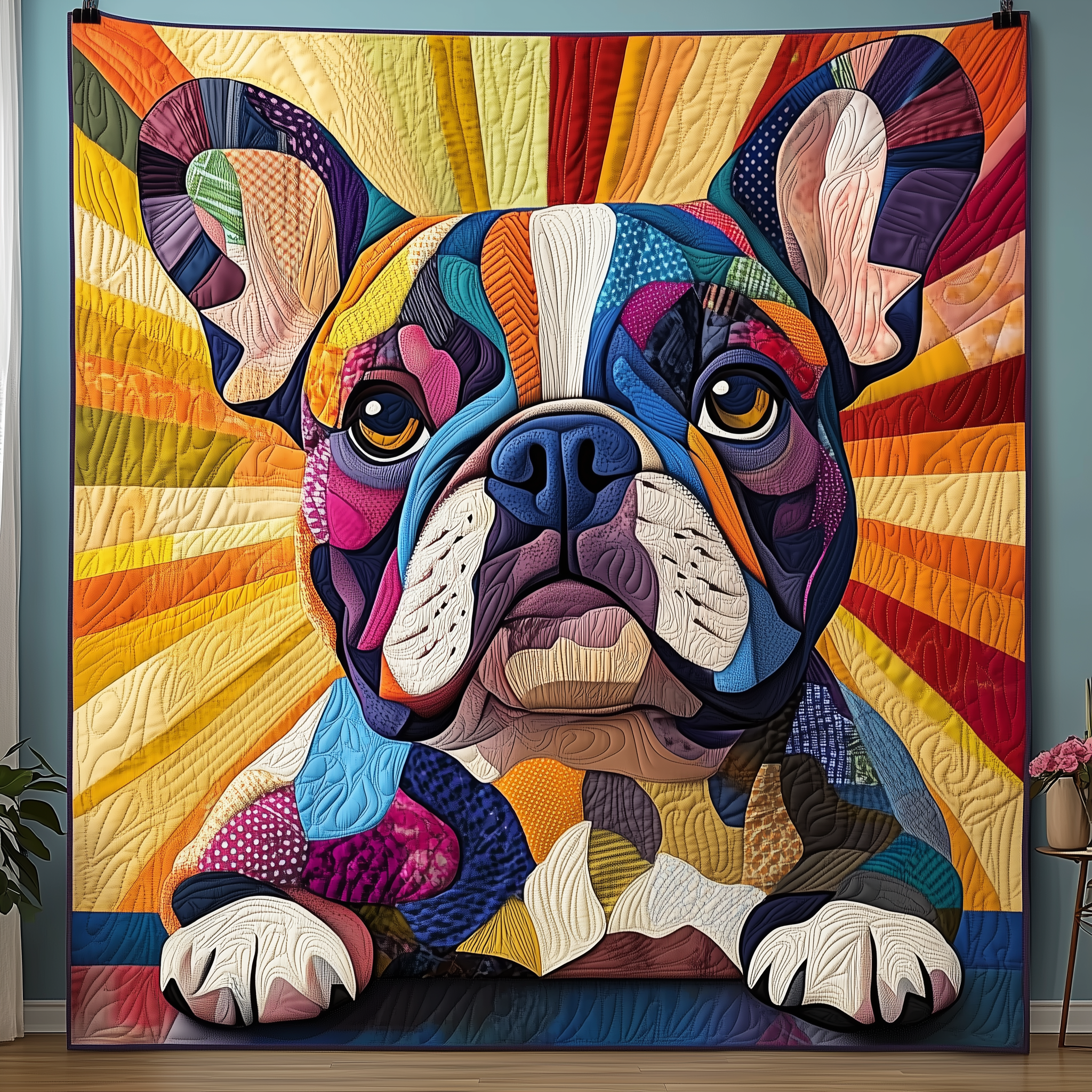Adorable French Bulldog Quilted Blanket Sofa Throw Blanket Items Matching Dog And Owner Gifts Adorable French Bulldog Quilted Blanket Sofa Throw Blanket Items Matching Dog And Owner Gifts