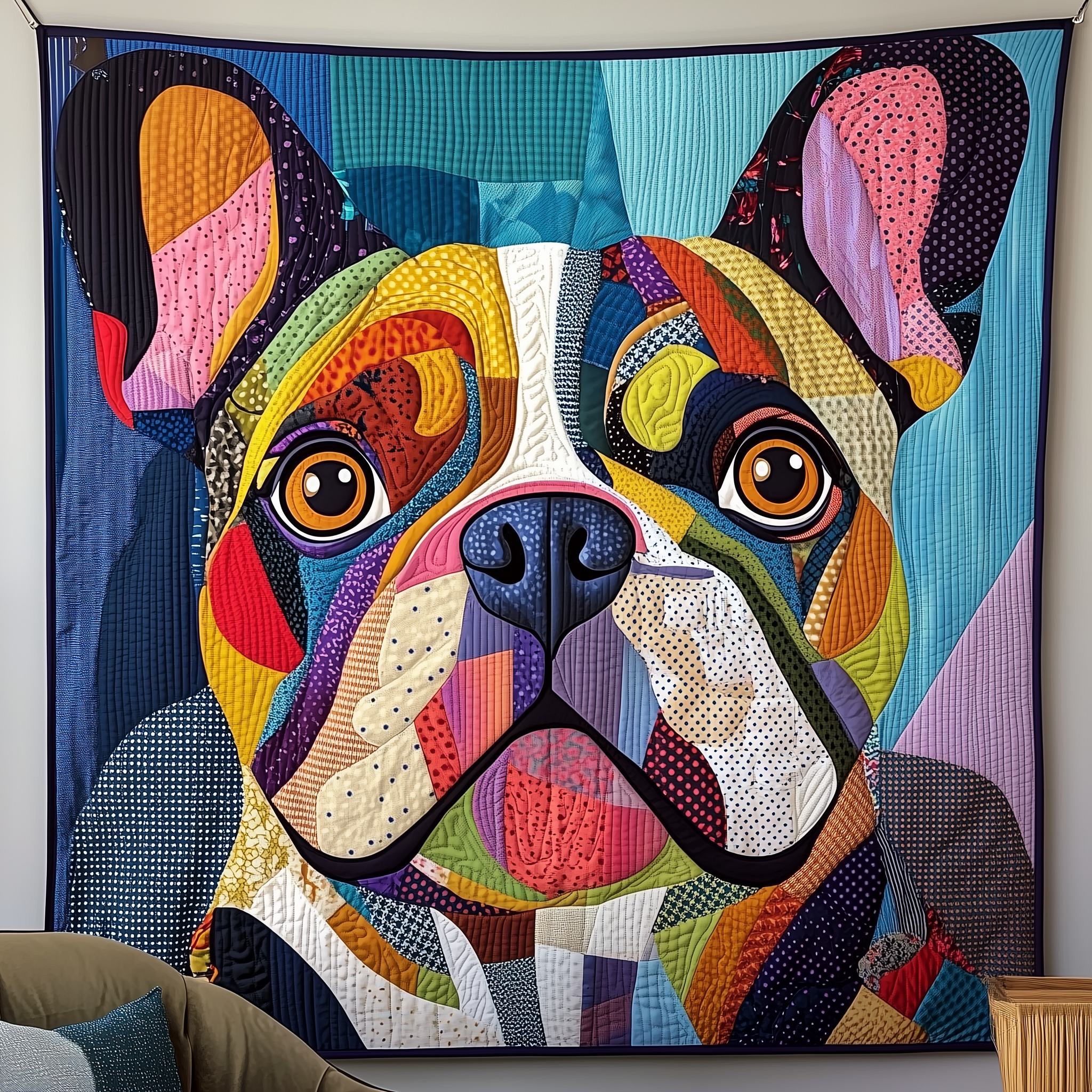 Adorable French Bulldog Quilted Blanket Sofa Throw Blanket Items Pomeranian Gifts Dog Lovers Adorable French Bulldog Quilted Blanket Sofa Throw Blanket Items Pomeranian Gifts Dog Lovers