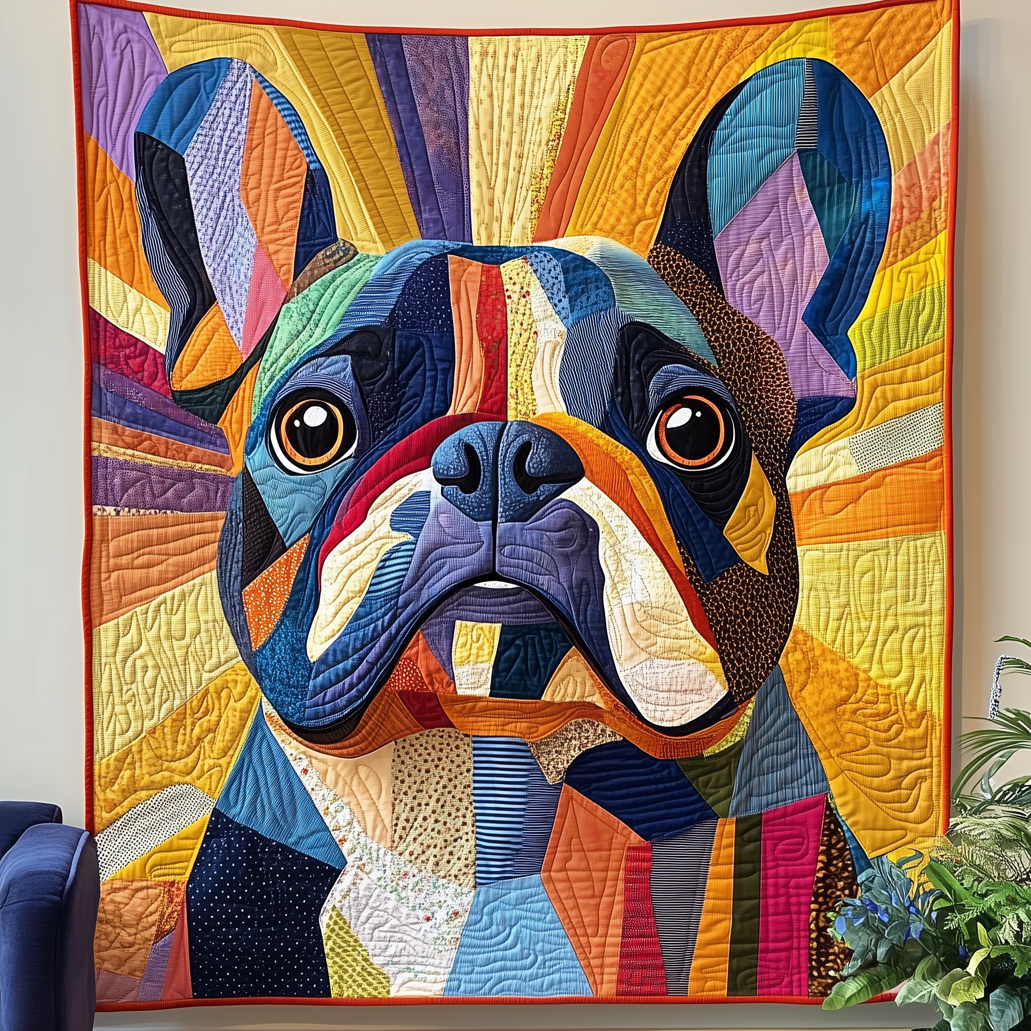Adorable French Bulldog Quilted Blanket Sofa Throw Blanket Items Wedding Present For Dog Lovers Adorable French Bulldog Quilted Blanket Sofa Throw Blanket Items Wedding Present For Dog Lovers