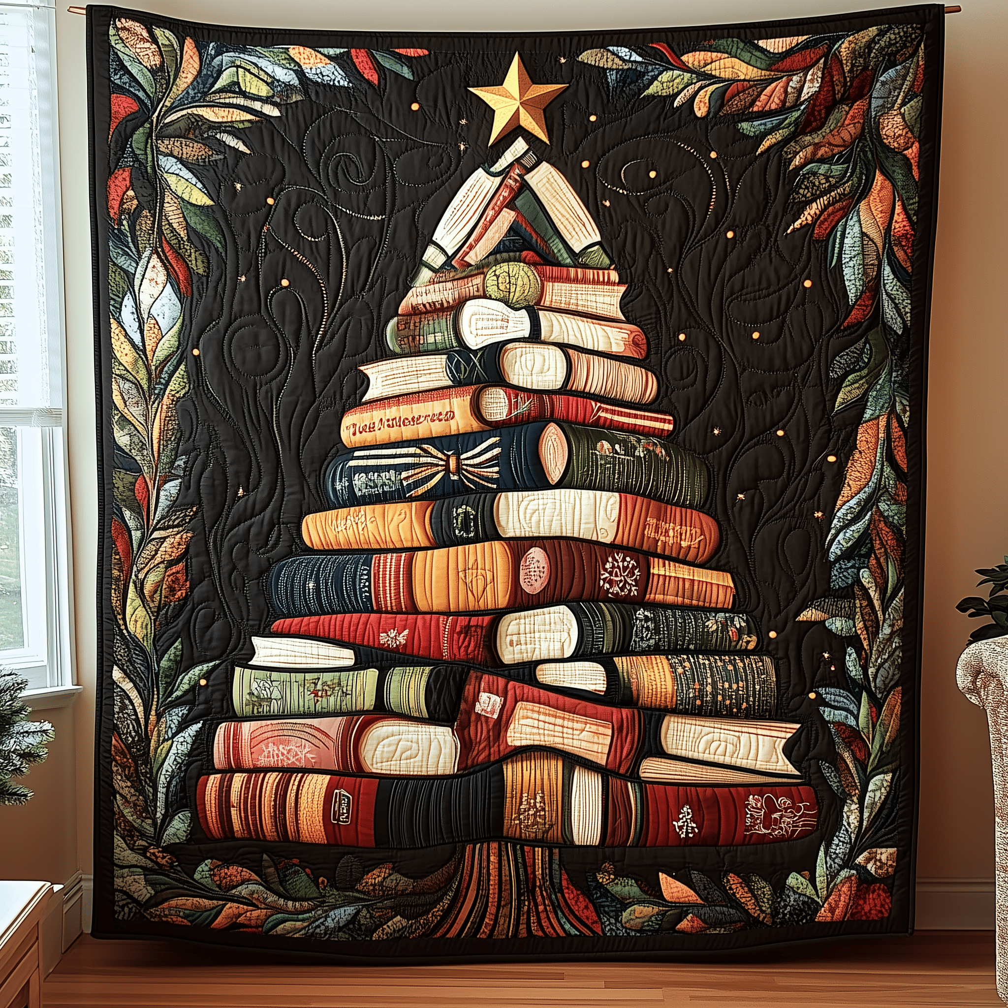 All Booked for Christmas Quilted Blanket Enjoy Tailored Comfort with Our Exclusive Blanket All Booked for Christmas Quilted Blanket Enjoy Tailored Comfort with Our Exclusive Blanket