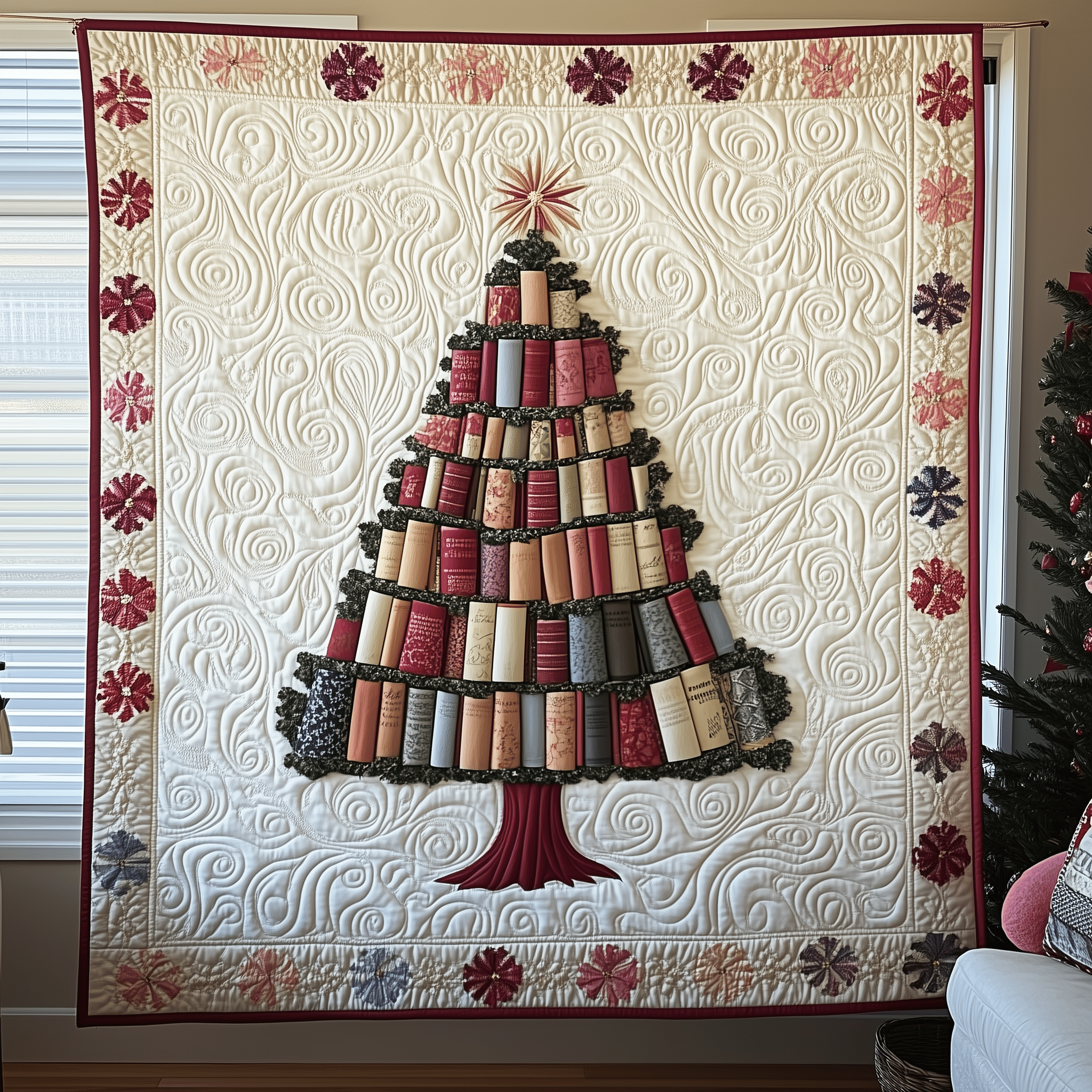 All Booked for Christmas Quilted Blanket Feel the Power of Personalized Comfort with Our Blanket All Booked for Christmas Quilted Blanket Feel the Power of Personalized Comfort with Our Blanket