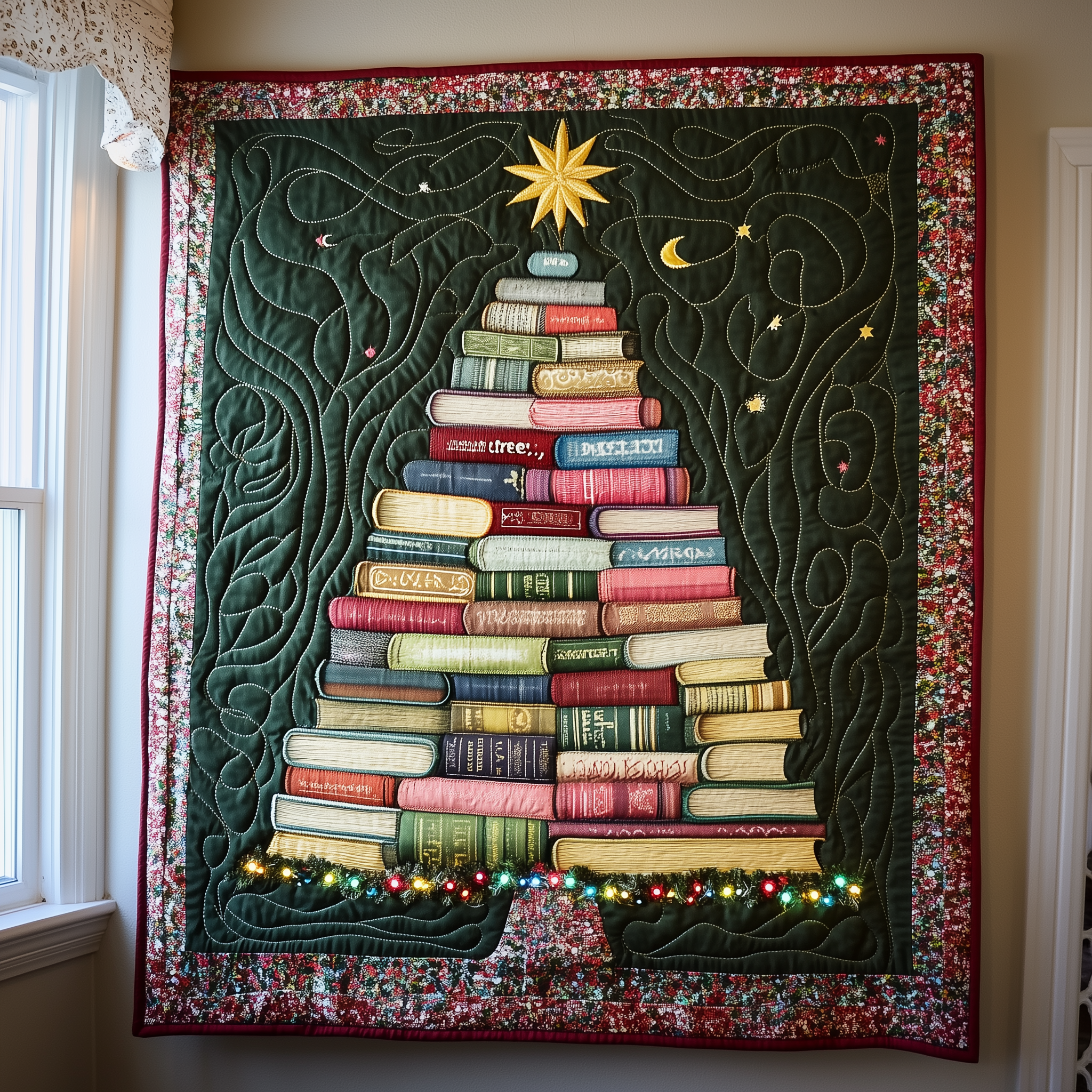 All Booked for Christmas Quilted Blanket Feel Unique with a Blanket Made Just for You All Booked for Christmas Quilted Blanket Feel Unique with a Blanket Made Just for You
