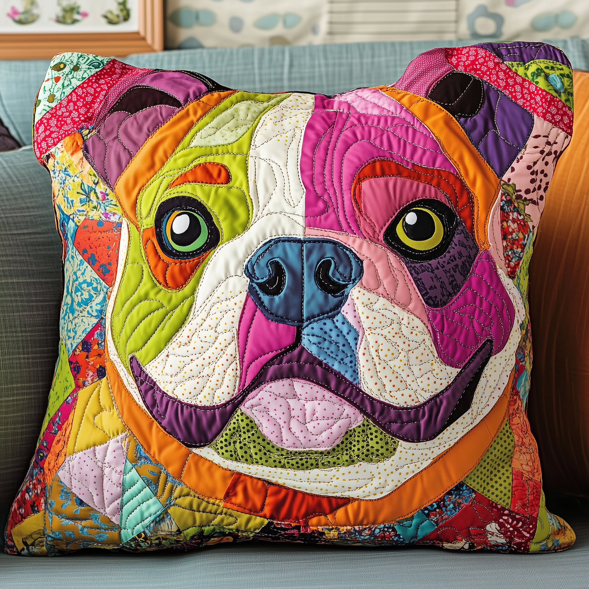 American Bulldog Quilted Pillow Case A Durable Pillow Case for LongLasting Comfort American Bulldog Quilted Pillow Case A Durable Pillow Case for LongLasting Comfort