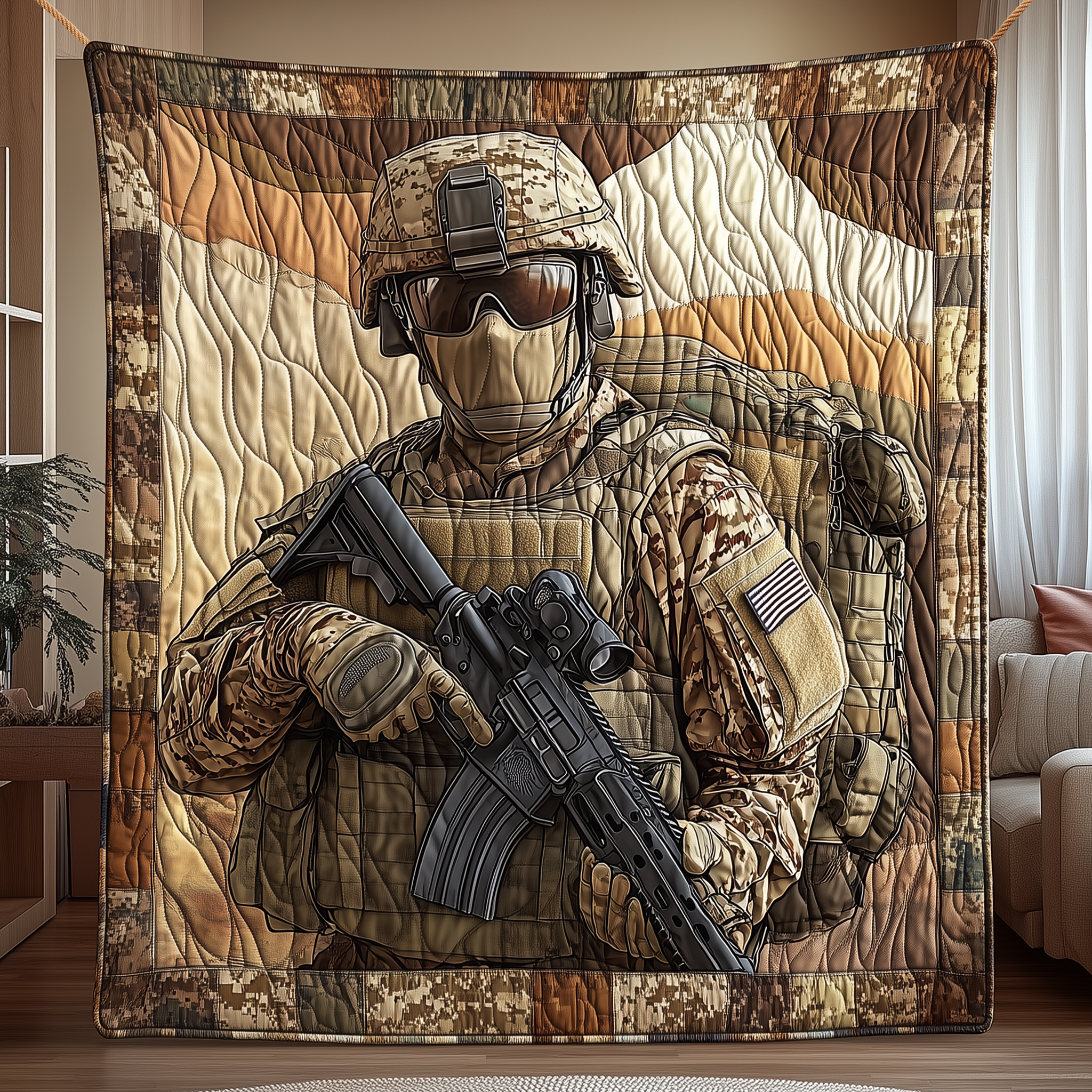 American Silent Guardian Quilted Blanket Throw Blankets For Couch Presents For Daughter In Law American Silent Guardian Quilted Blanket Throw Blankets For Couch Presents For Daughter In Law