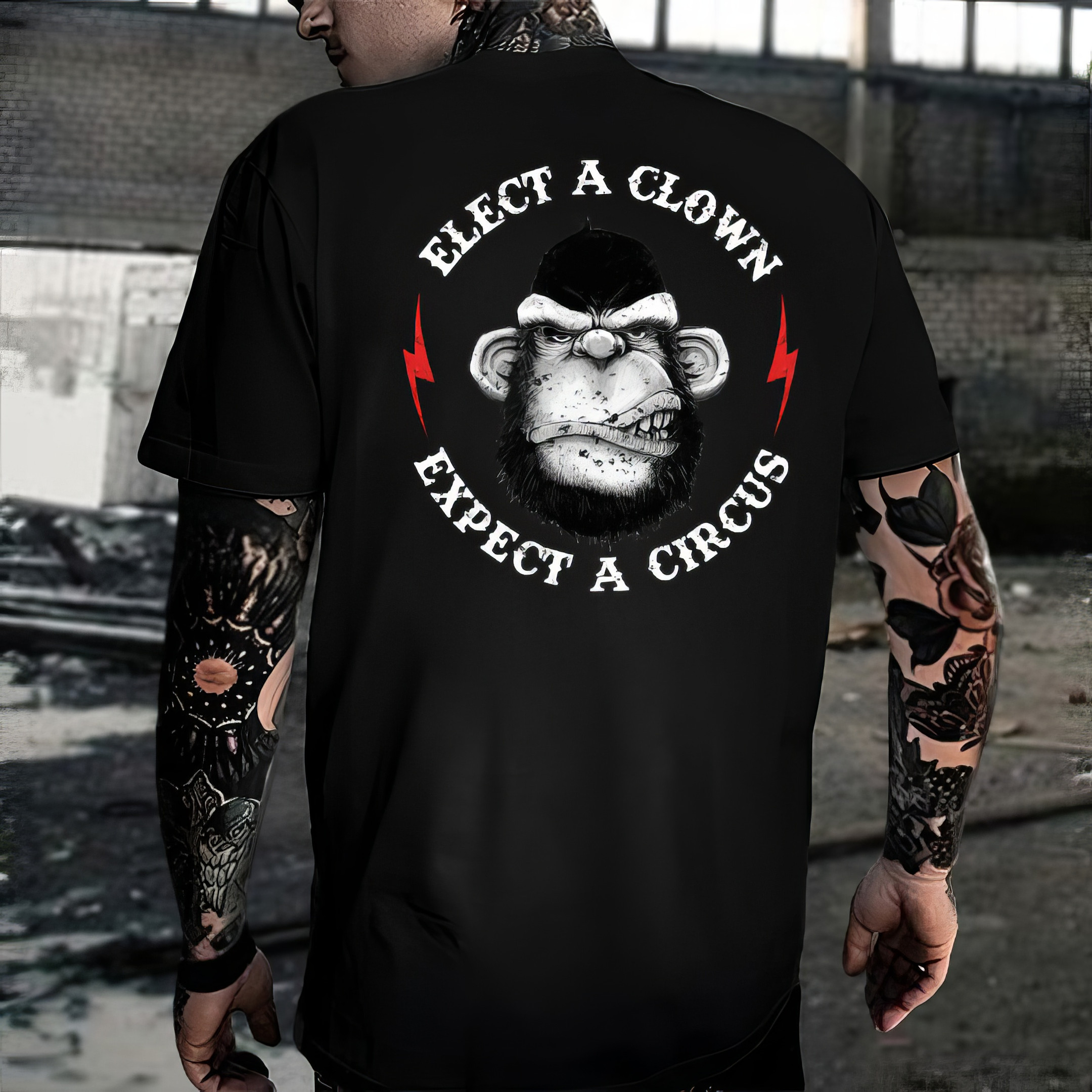 Angry Monkey Elect A Clown Expect A Circus T-Shirt Birthday Presents For Dad Angry Monkey Elect A Clown Expect A Circus T-Shirt Birthday Presents For Dad