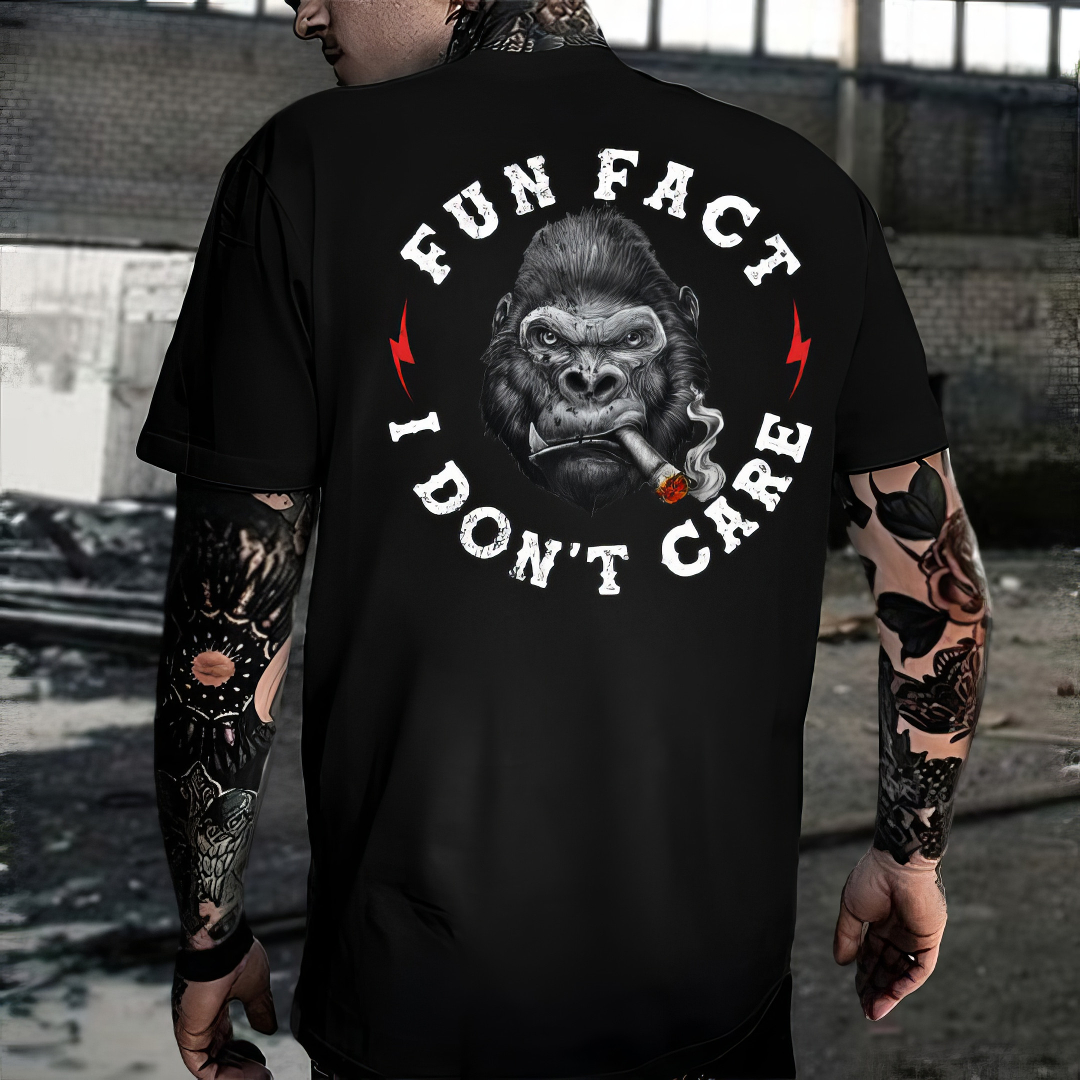 Angry Monkey Fun Fact I Don'T Care T-Shirt Gifts For Dads Who Have Everything Angry Monkey Fun Fact I Don'T Care T-Shirt Gifts For Dads Who Have Everything