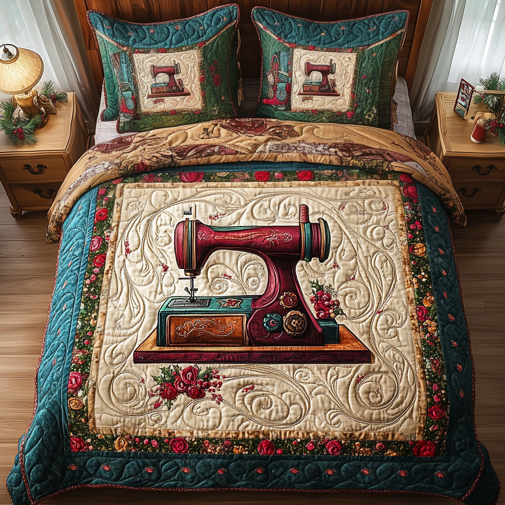 Antique Stitch Haven Quilted Bedding Set Gift Ideas For Sewing Lovers Antique Stitch Haven Quilted Bedding Set Gift Ideas For Sewing Lovers