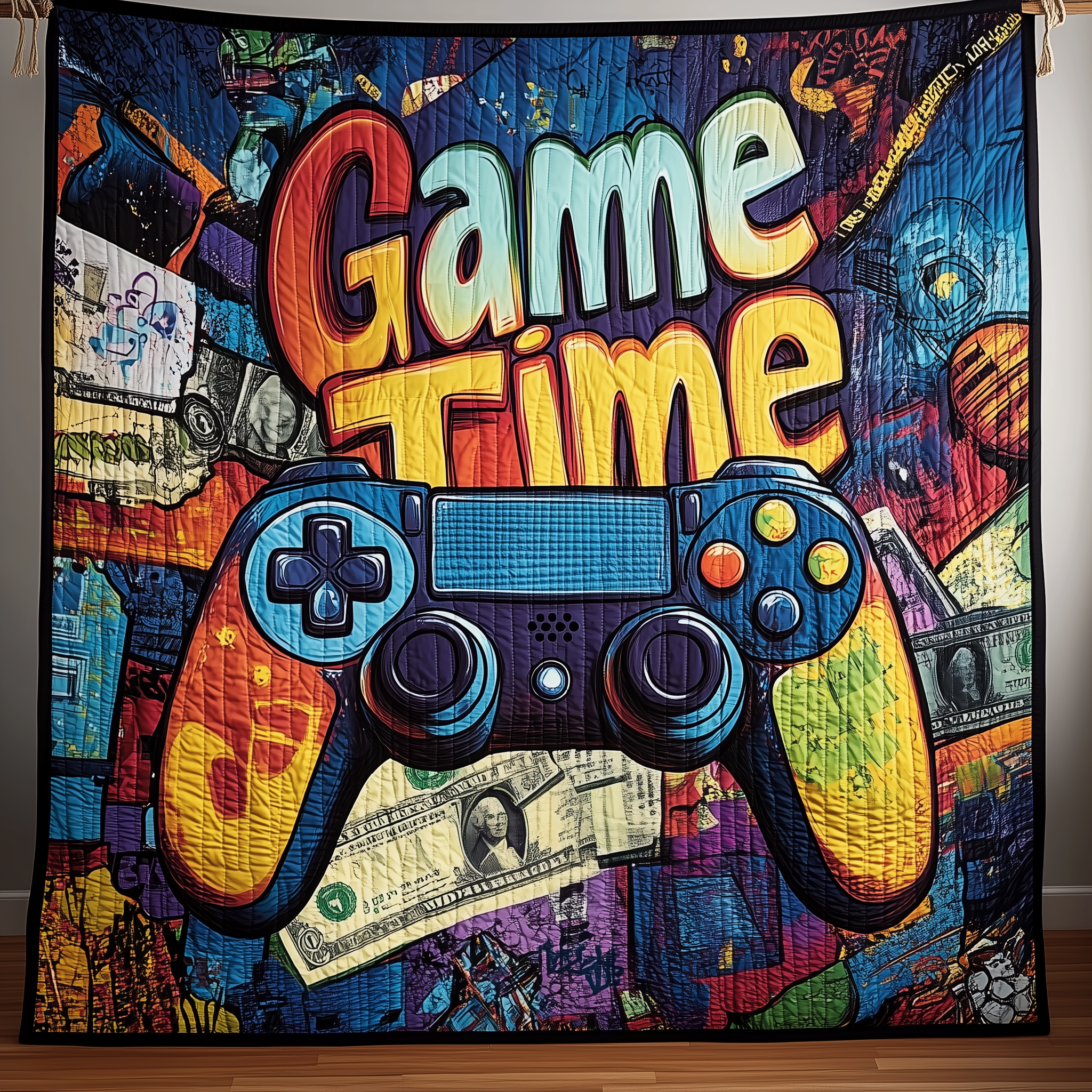 Art of Gaming Quilted Blanket Celebrate Your Individuality with a Blanket That Speaks to You Art of Gaming Quilted Blanket Celebrate Your Individuality with a Blanket That Speaks to You
