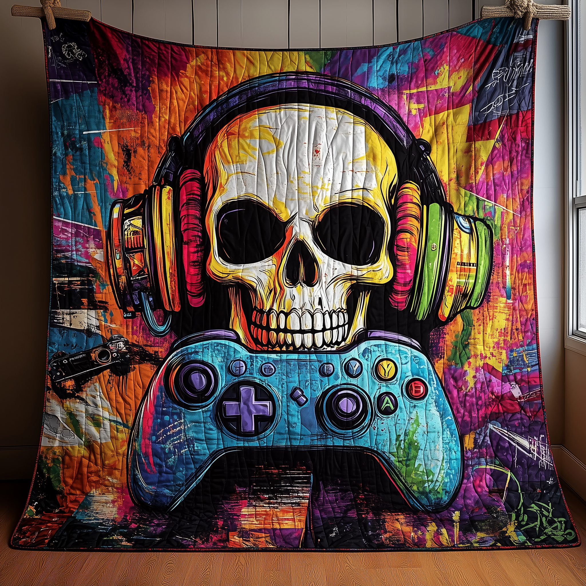 Art of Gaming Quilted Blanket Enjoy Tailored Comfort with Our Exclusive Blanket Art of Gaming Quilted Blanket Enjoy Tailored Comfort with Our Exclusive Blanket