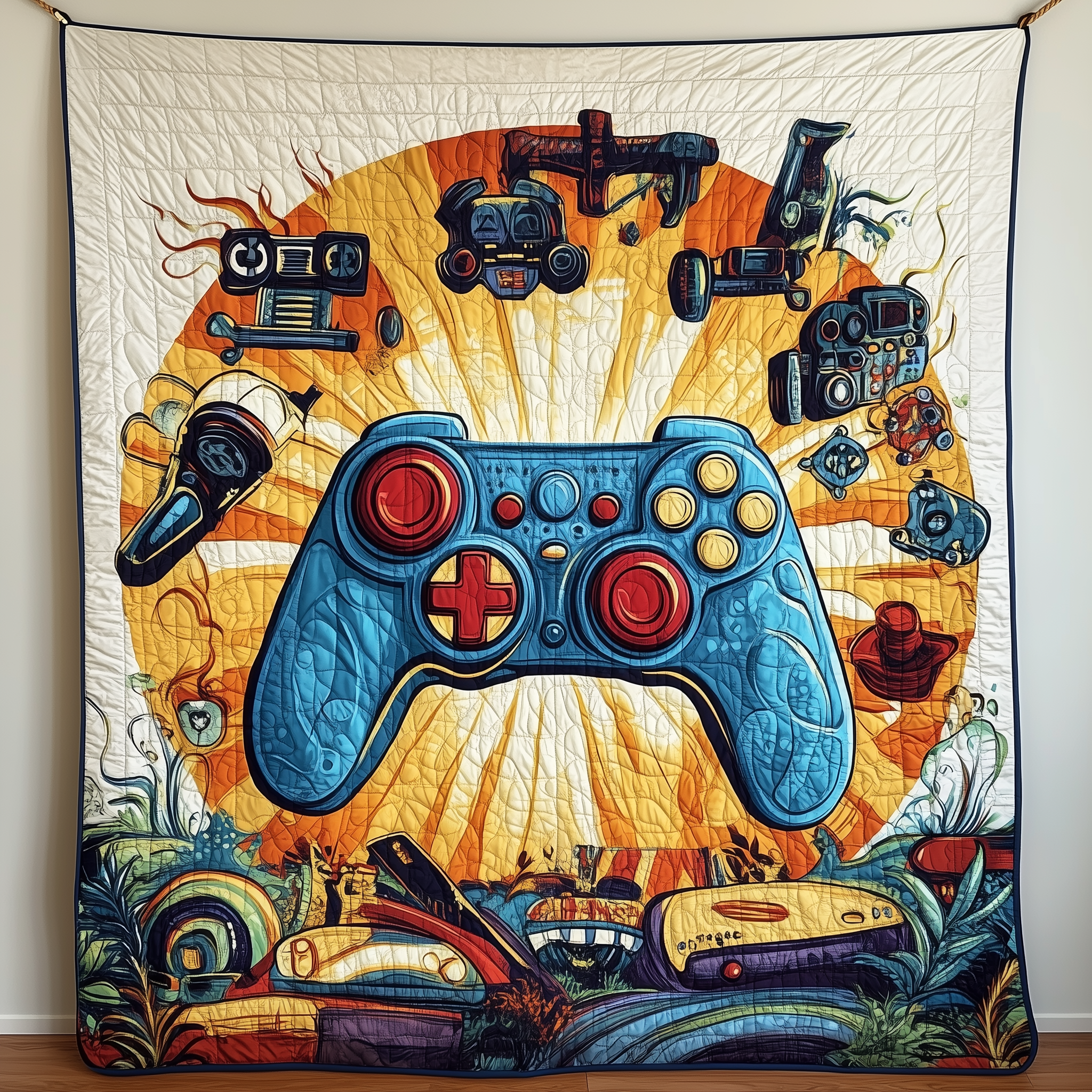 Art of Gaming Quilted Blanket Feel the Power of Personalized Comfort with Our Blanket Art of Gaming Quilted Blanket Feel the Power of Personalized Comfort with Our Blanket
