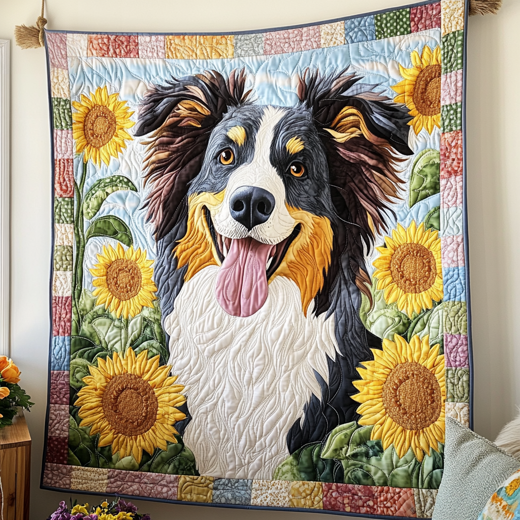 Australian Shepherd Quilted Blanket Feel Comfortable Indoors and Out with Our Multi-Use Blanket Australian Shepherd Quilted Blanket Feel Comfortable Indoors and Out with Our Multi-Use Blanket