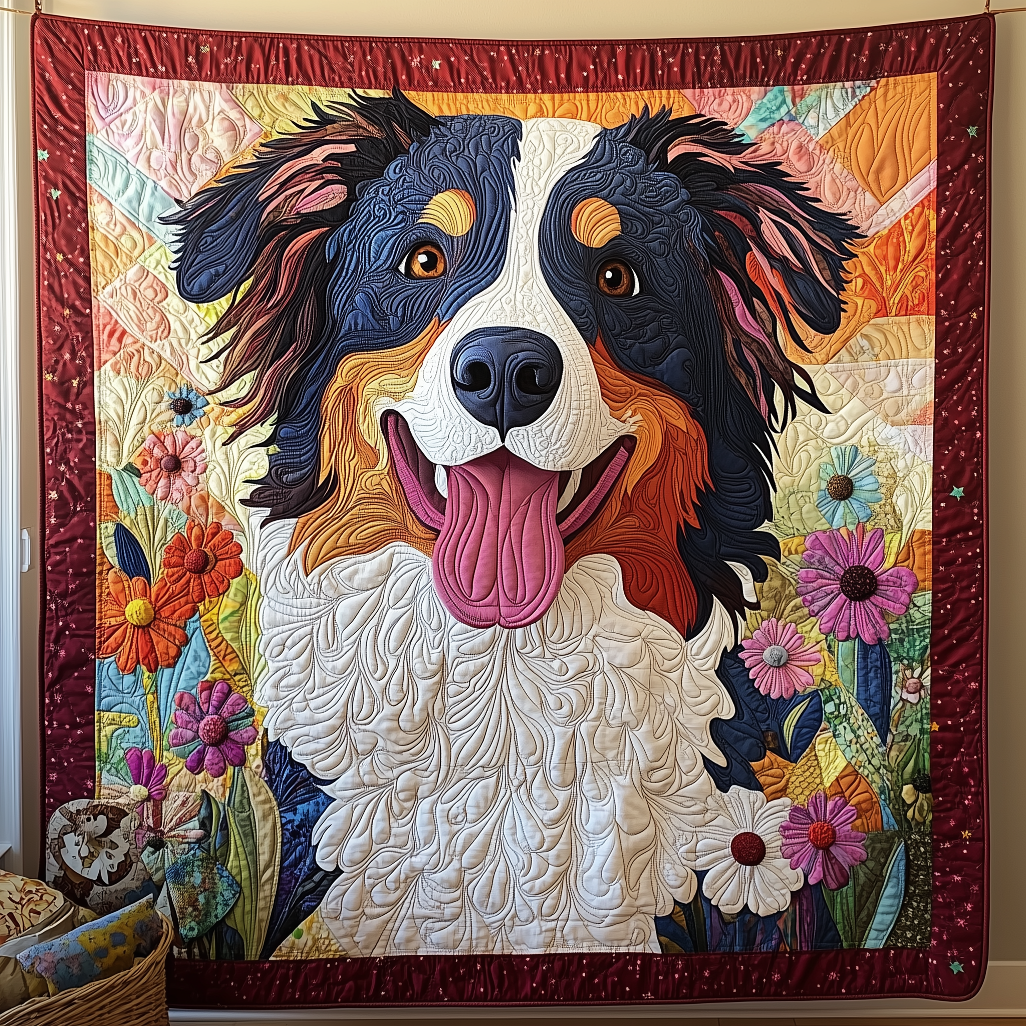 Australian Shepherd Quilted Blanket Feel Ready for Adventure with a Blanket That Travels Well Australian Shepherd Quilted Blanket Feel Ready for Adventure with a Blanket That Travels Well