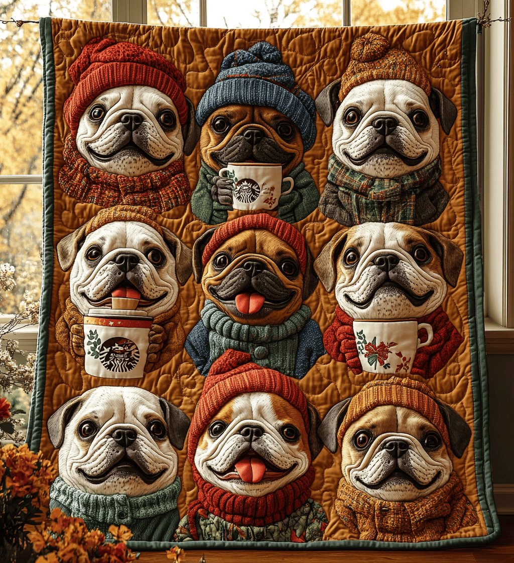 Autumn Bulldog Quilted Blanket Experience True Personal Comfort with Our Blanket Autumn Bulldog Quilted Blanket Experience True Personal Comfort with Our Blanket