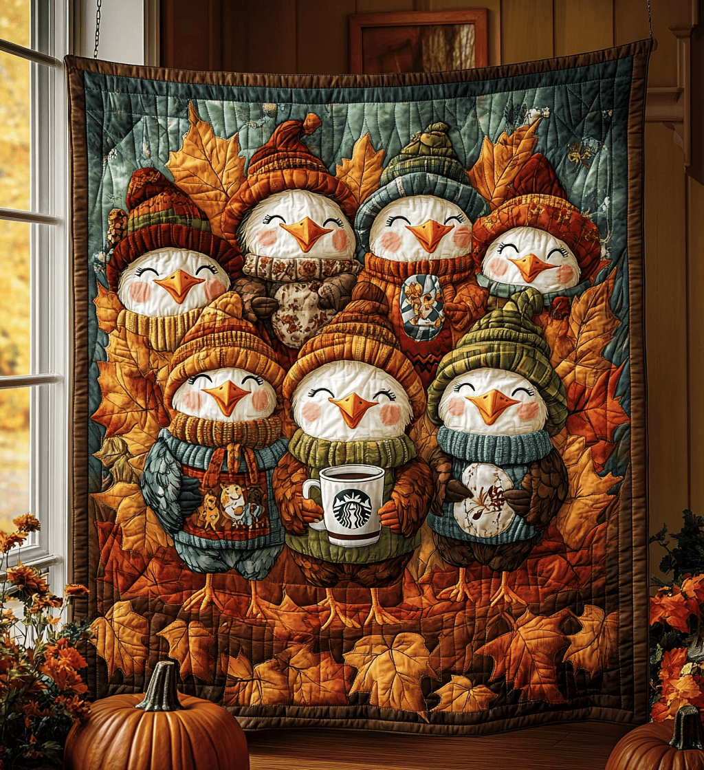 Autumn Happy Turkey Quilted Blanket Feel Comfortable Indoors and Out with Our Multi-Use Blanket Autumn Happy Turkey Quilted Blanket Feel Comfortable Indoors and Out with Our Multi-Use Blanket