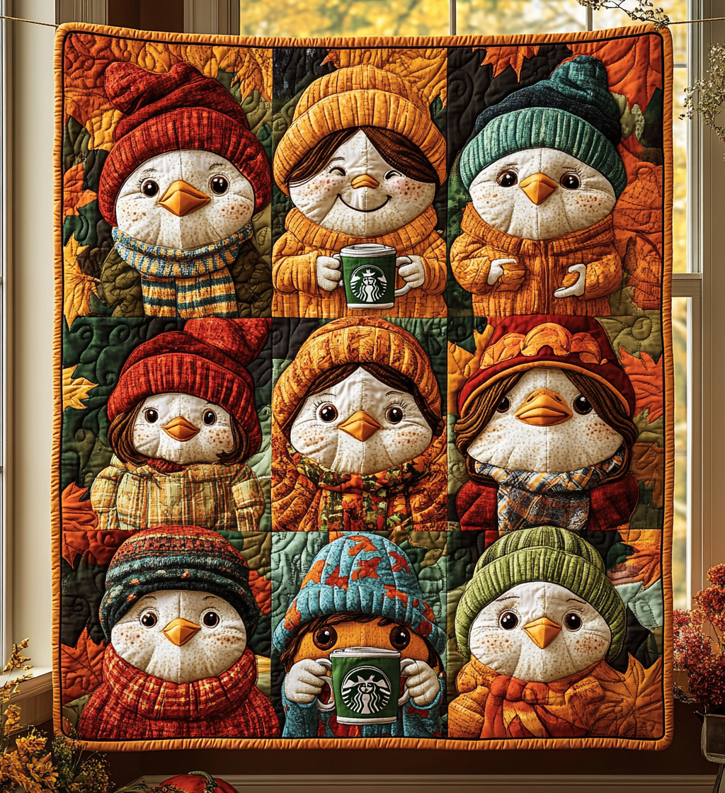 Autumn Happy Turkey Quilted Blanket Feel Ready for Adventure with a Blanket That Travels Well Autumn Happy Turkey Quilted Blanket Feel Ready for Adventure with a Blanket That Travels Well