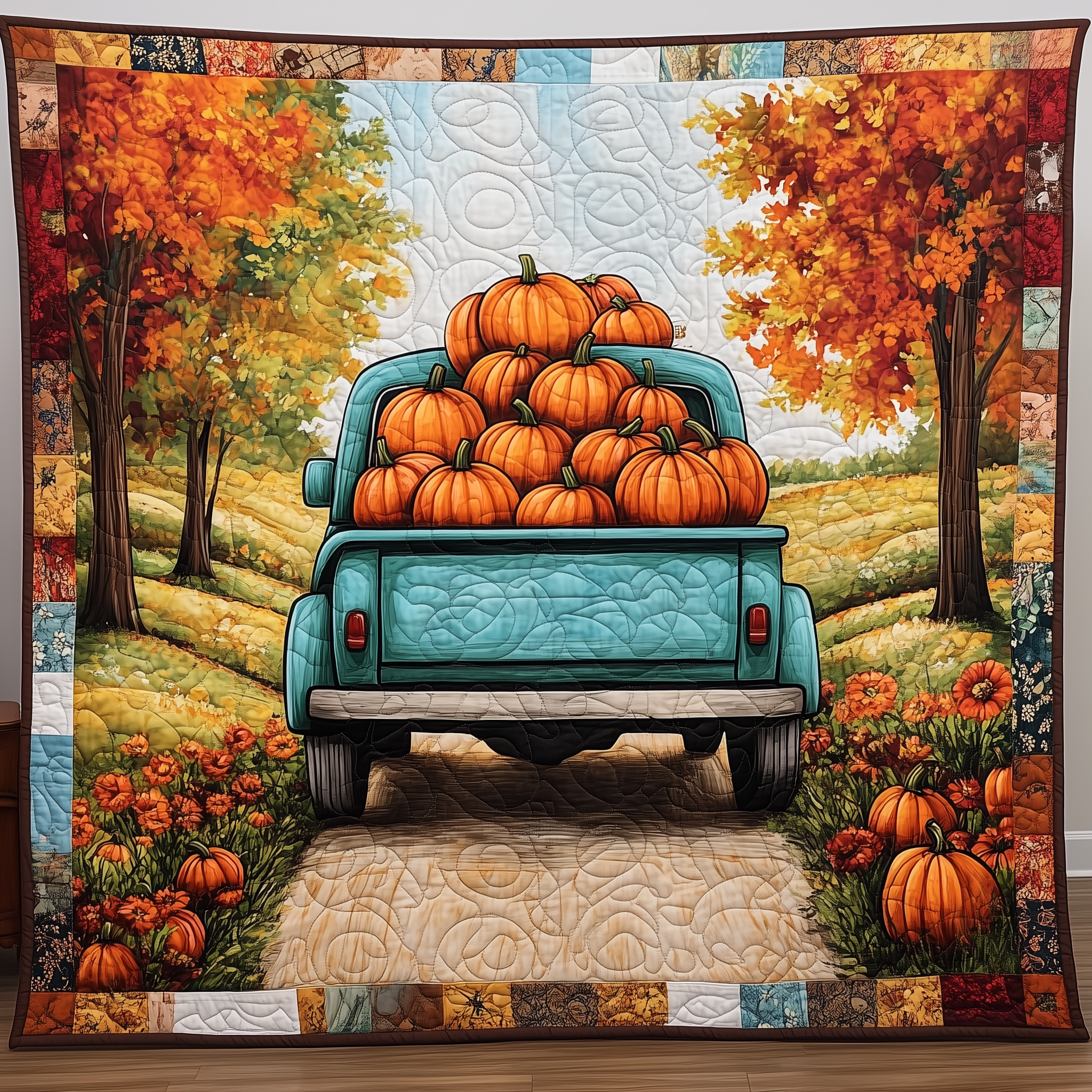 Autumn Harvest Journey Quilted Blanket A Blanket That Makes Family Nights Extra Special Autumn Harvest Journey Quilted Blanket A Blanket That Makes Family Nights Extra Special