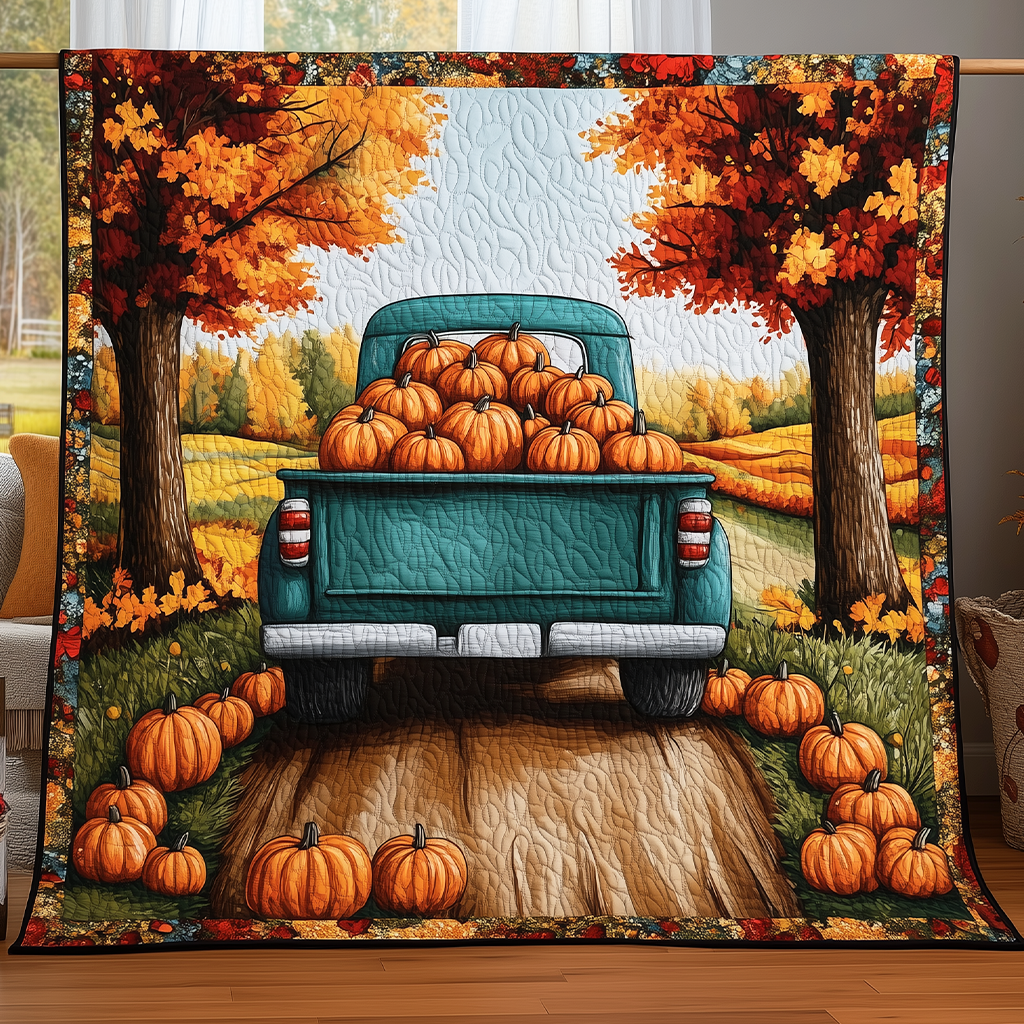 Autumn Harvest Journey Quilted Blanket Feel the Comfort of Home, Wherever You Go Autumn Harvest Journey Quilted Blanket Feel the Comfort of Home, Wherever You Go