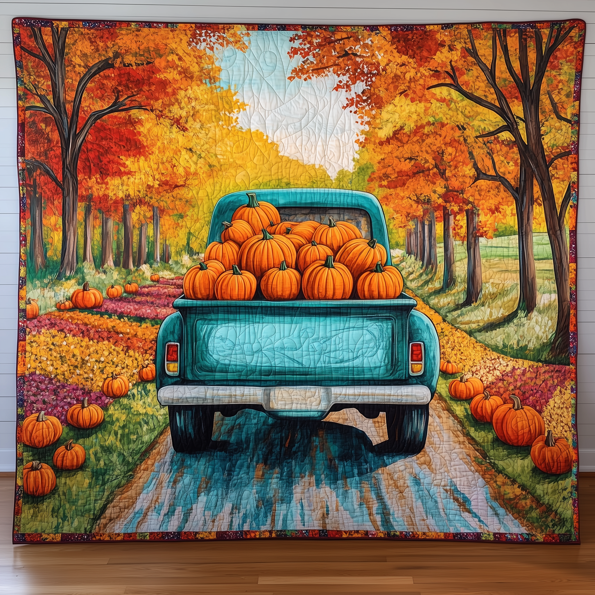 Autumn Harvest Journey Quilted Blanket Feel the Joy of Togetherness with Our Cozy Blanket Autumn Harvest Journey Quilted Blanket Feel the Joy of Togetherness with Our Cozy Blanket