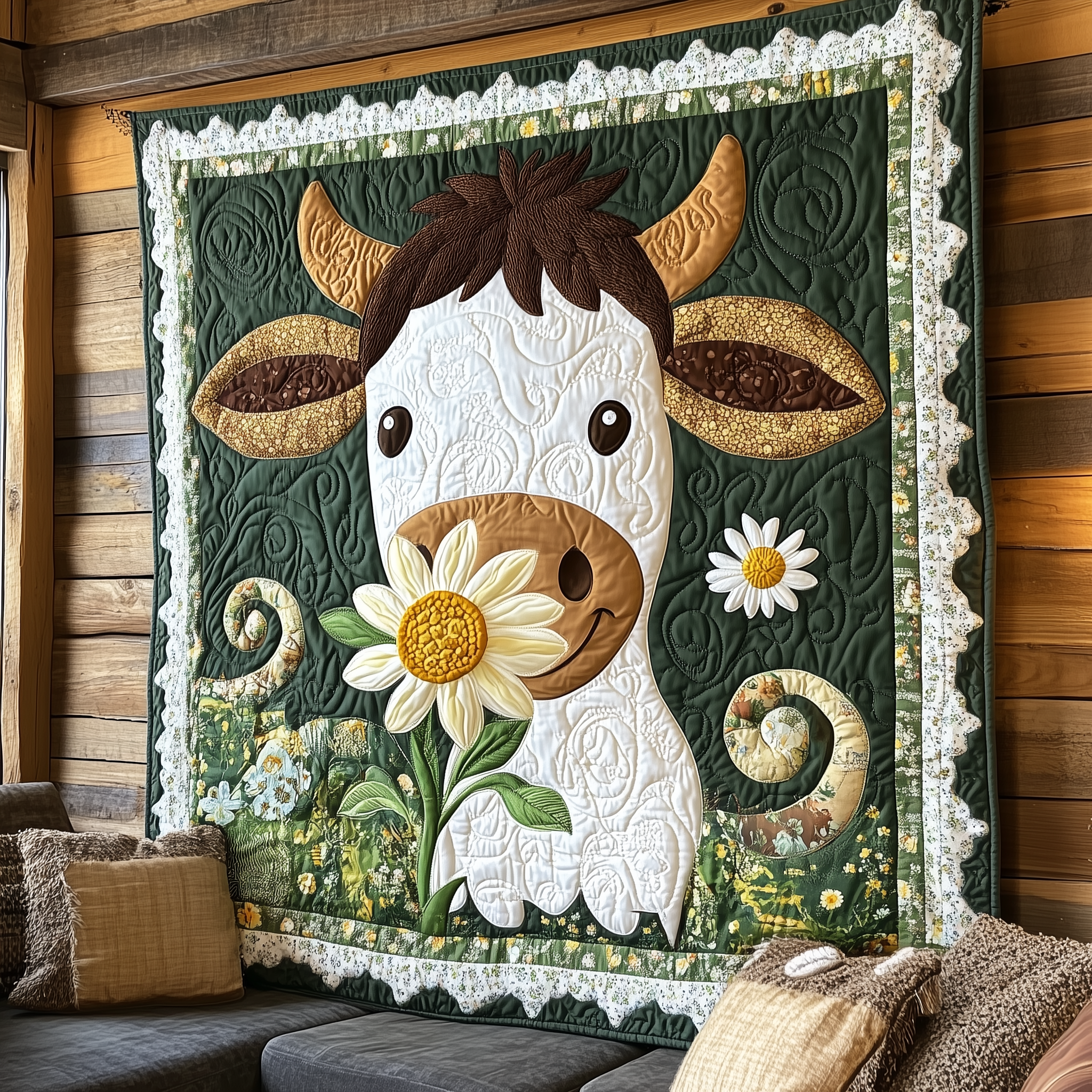 Baby Cow Quilted Blanket Sofa Throw Blanket Items Gift Ideas For Cow Lovers Baby Cow Quilted Blanket Sofa Throw Blanket Items Gift Ideas For Cow Lovers