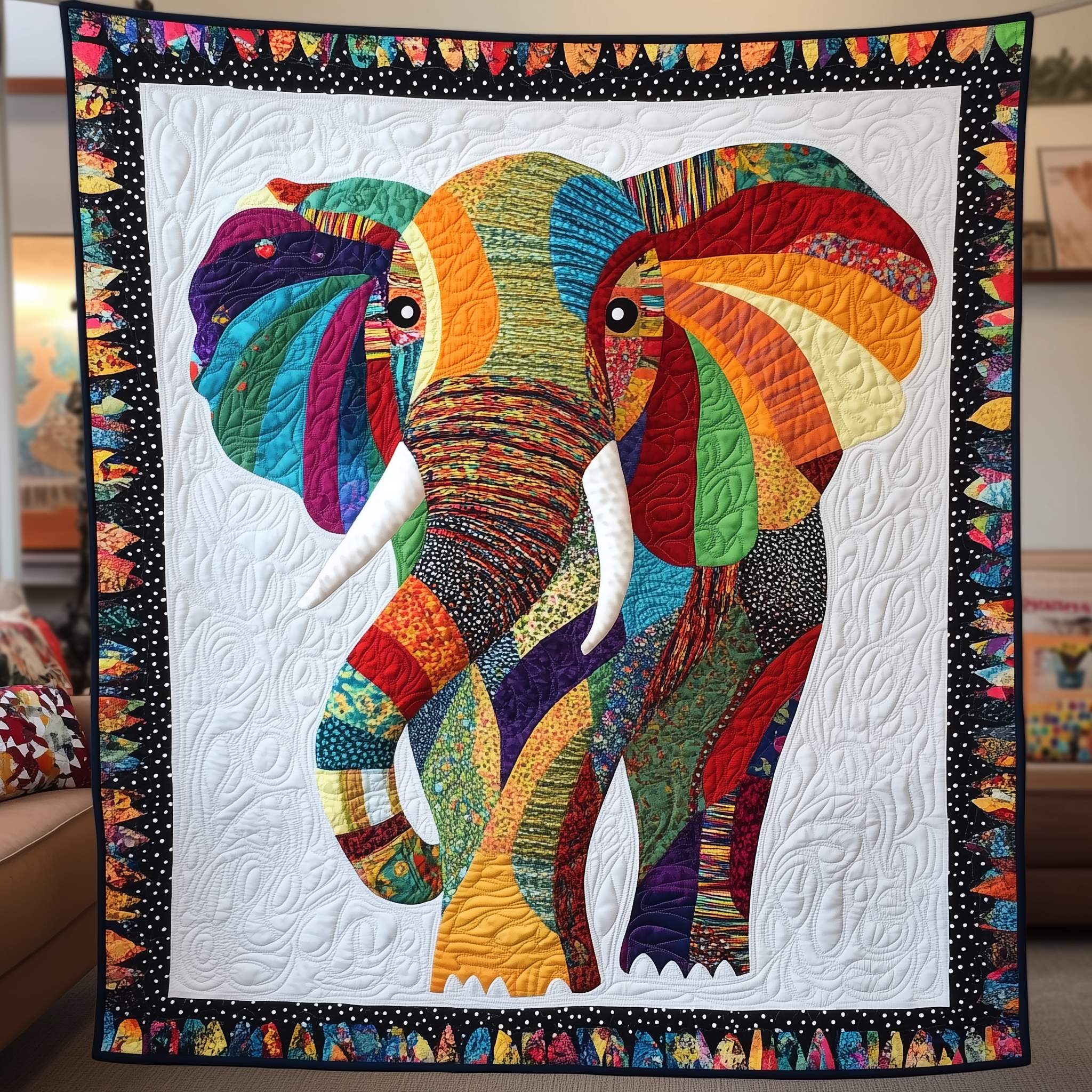 Baby Elephant Quilted Blanket Feel Like Royalty with a Blanket Fit for Kings Baby Elephant Quilted Blanket Feel Like Royalty with a Blanket Fit for Kings