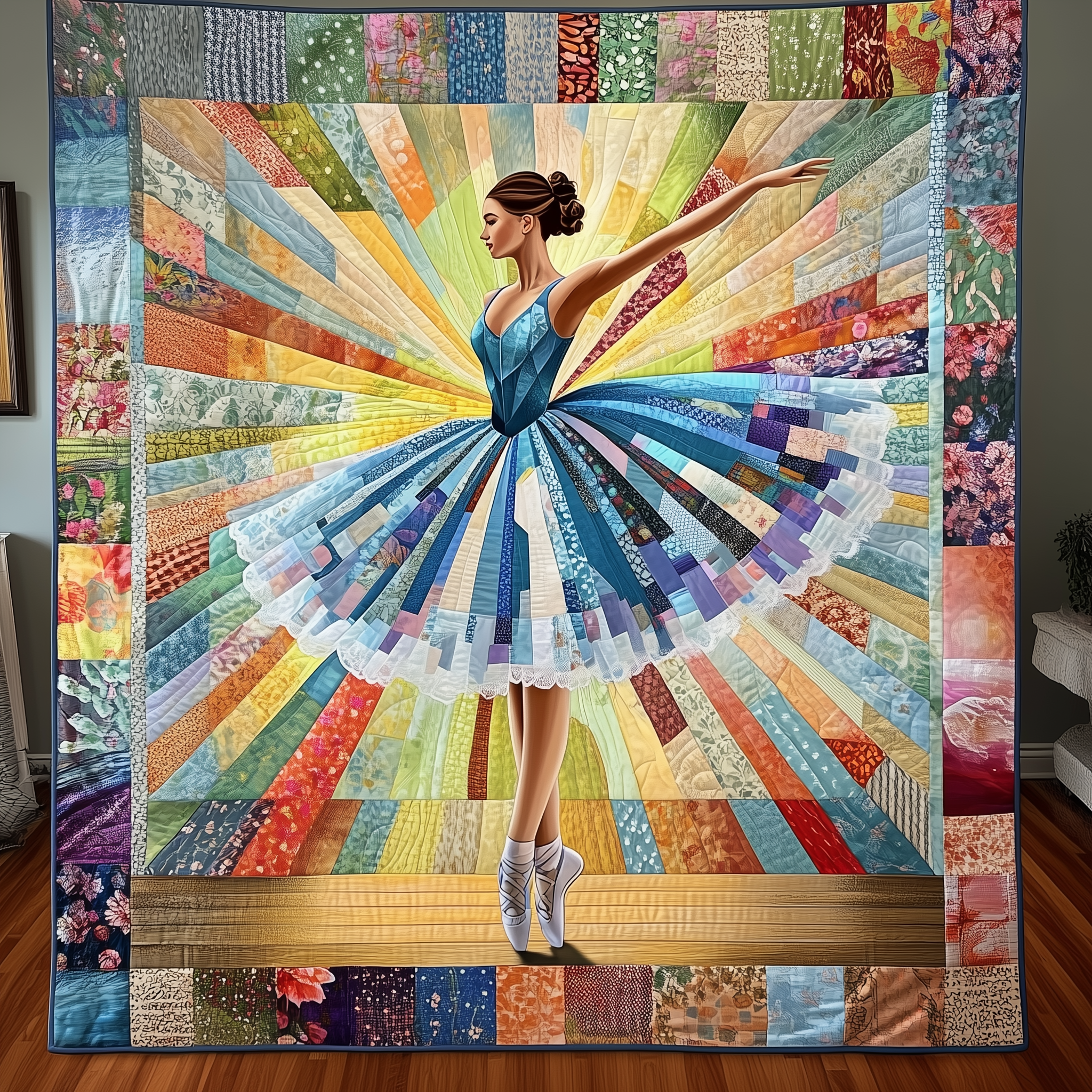 Ballerina Girl Quilted Blanket Feel At Ease with a Blanket That's Perfectly Practical Ballerina Girl Quilted Blanket Feel At Ease with a Blanket That's Perfectly Practical