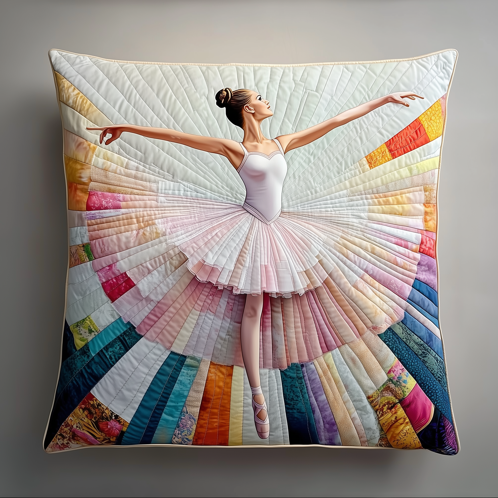 Ballerina Girl Quilted Pillow Case Celebrate Your Sleep Journey with Premium Pillow Cases Ballerina Girl Quilted Pillow Case Celebrate Your Sleep Journey with Premium Pillow Cases