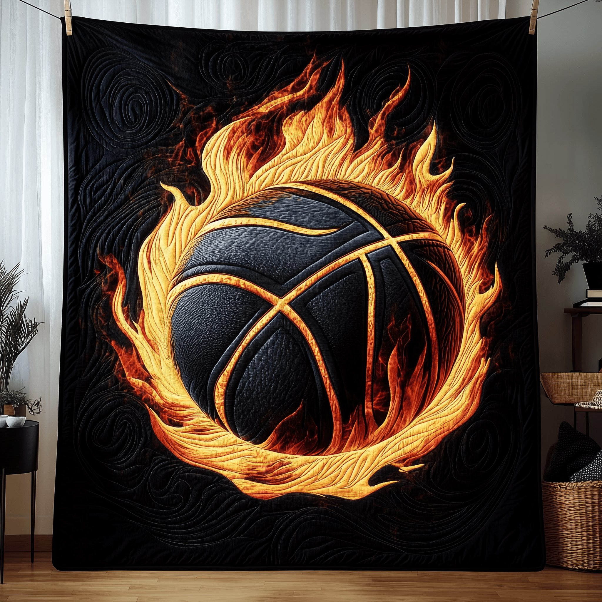 Basketball Never Stops Quilted Blanket Bring the Family Together with a Blanket Everyone Loves Basketball Never Stops Quilted Blanket Bring the Family Together with a Blanket Everyone Loves