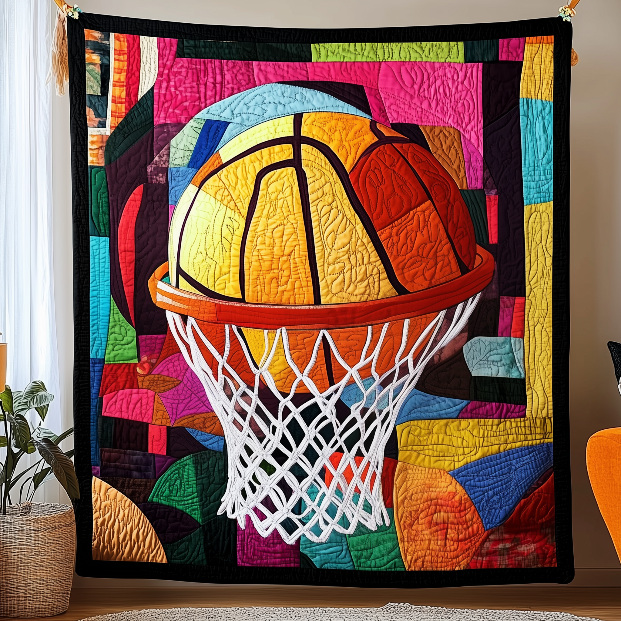 Basketball Never Stops Quilted Blanket Feel the Joy of Togetherness with Our Cozy Blanket Basketball Never Stops Quilted Blanket Feel the Joy of Togetherness with Our Cozy Blanket