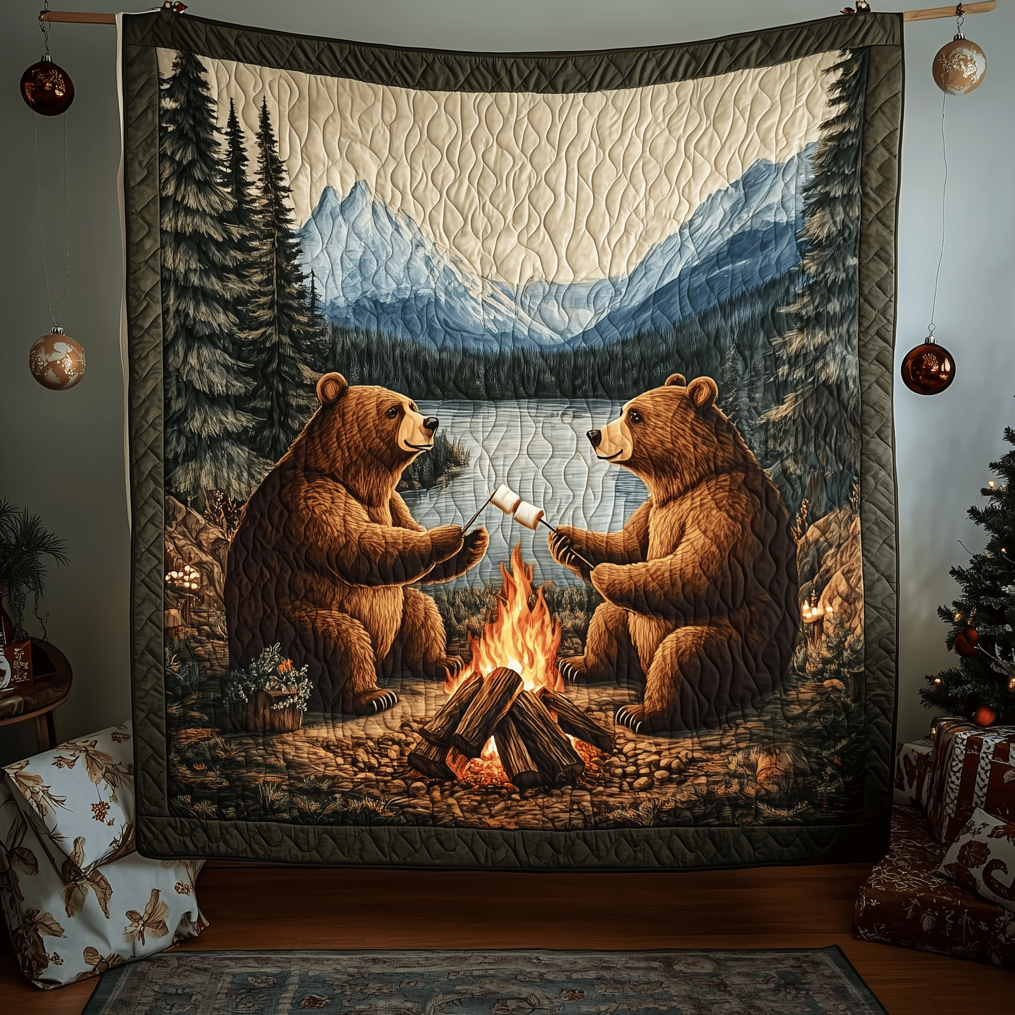 Bears Love Camping Quilted Blanket Feel the Power of Personalized Comfort with Our Blanket Bears Love Camping Quilted Blanket Feel the Power of Personalized Comfort with Our Blanket