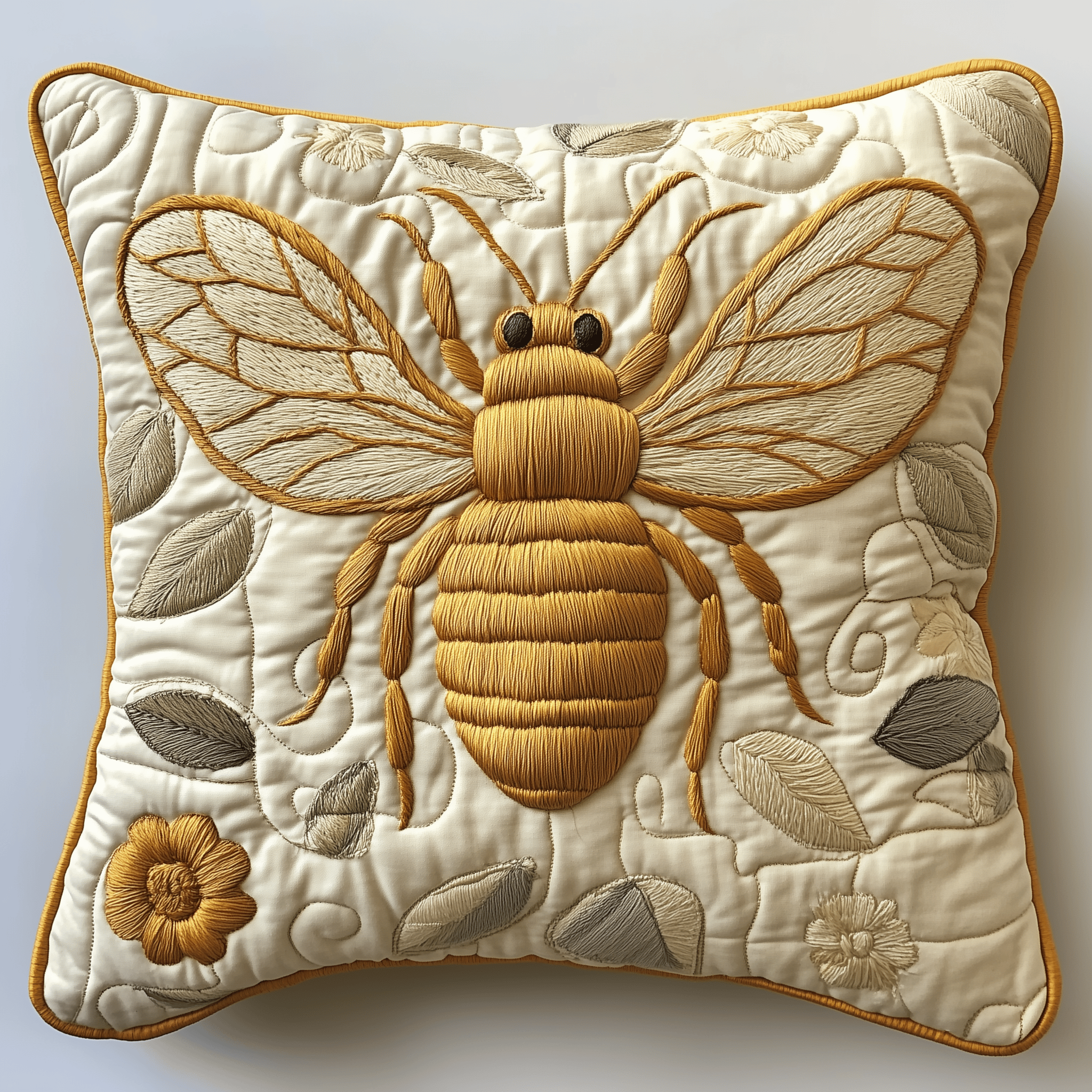 Bee Elegance Quilted Pillow Case Sleep Deeper with Pillow Cases Designed for Comfort Bee Elegance Quilted Pillow Case Sleep Deeper with Pillow Cases Designed for Comfort
