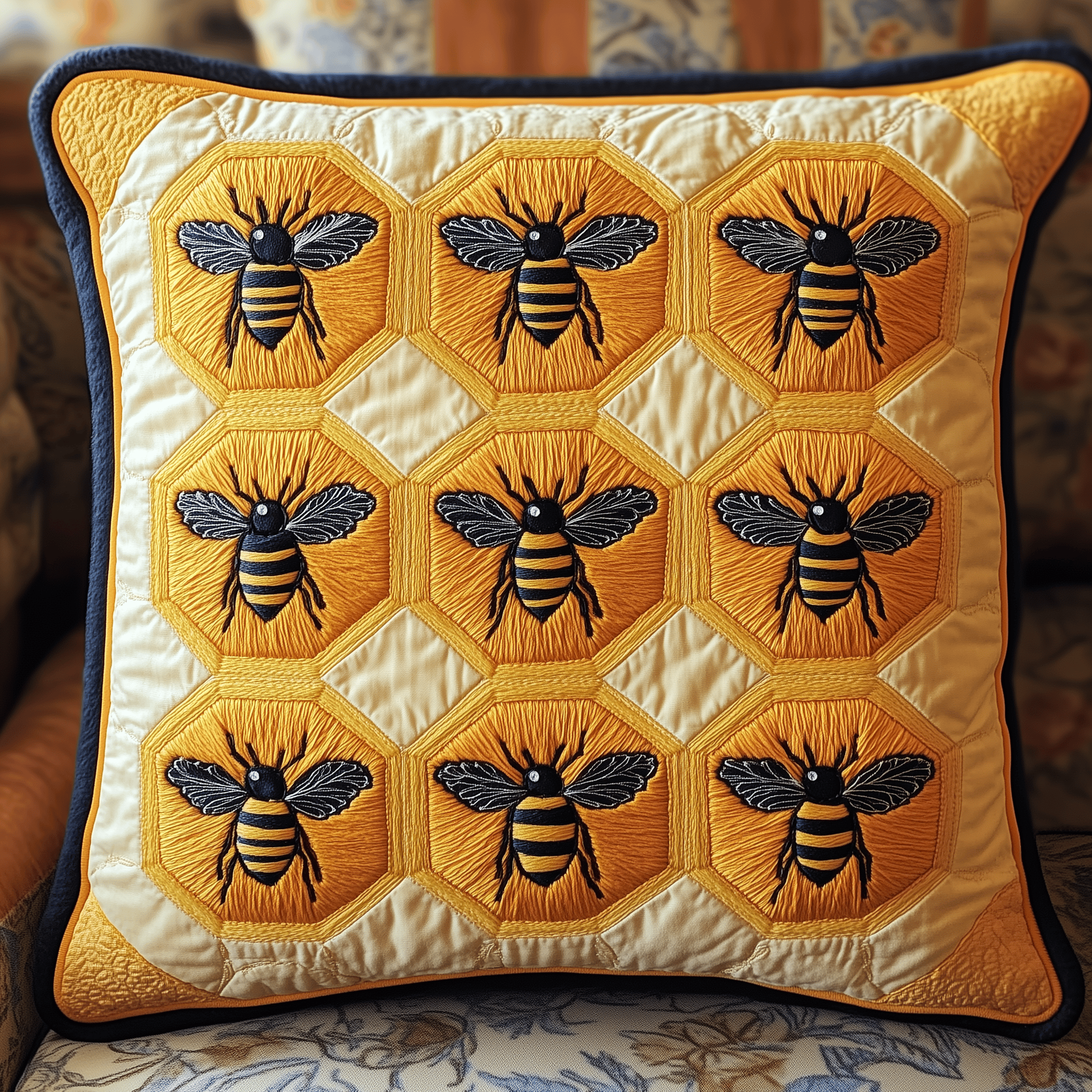 Bee Happy Quilted Pillow Case Effortless Elegance with the Right Pillow Case Bee Happy Quilted Pillow Case Effortless Elegance with the Right Pillow Case