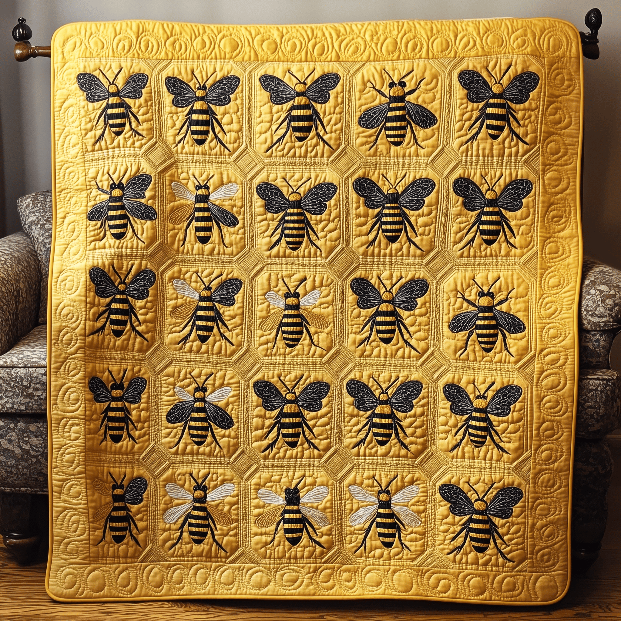 Bee Kind Quilted Blanket Experience the Ultimate in Custom Comfort Bee Kind Quilted Blanket Experience the Ultimate in Custom Comfort