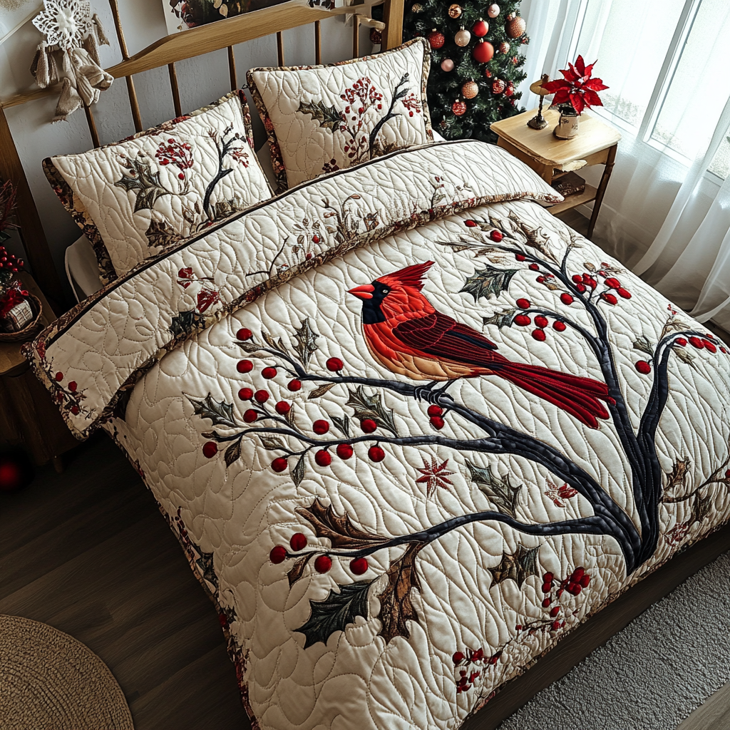 Berry Perch Quilted Bedding Set Gifts For Owl Lovers Berry Perch Quilted Bedding Set Gifts For Owl Lovers