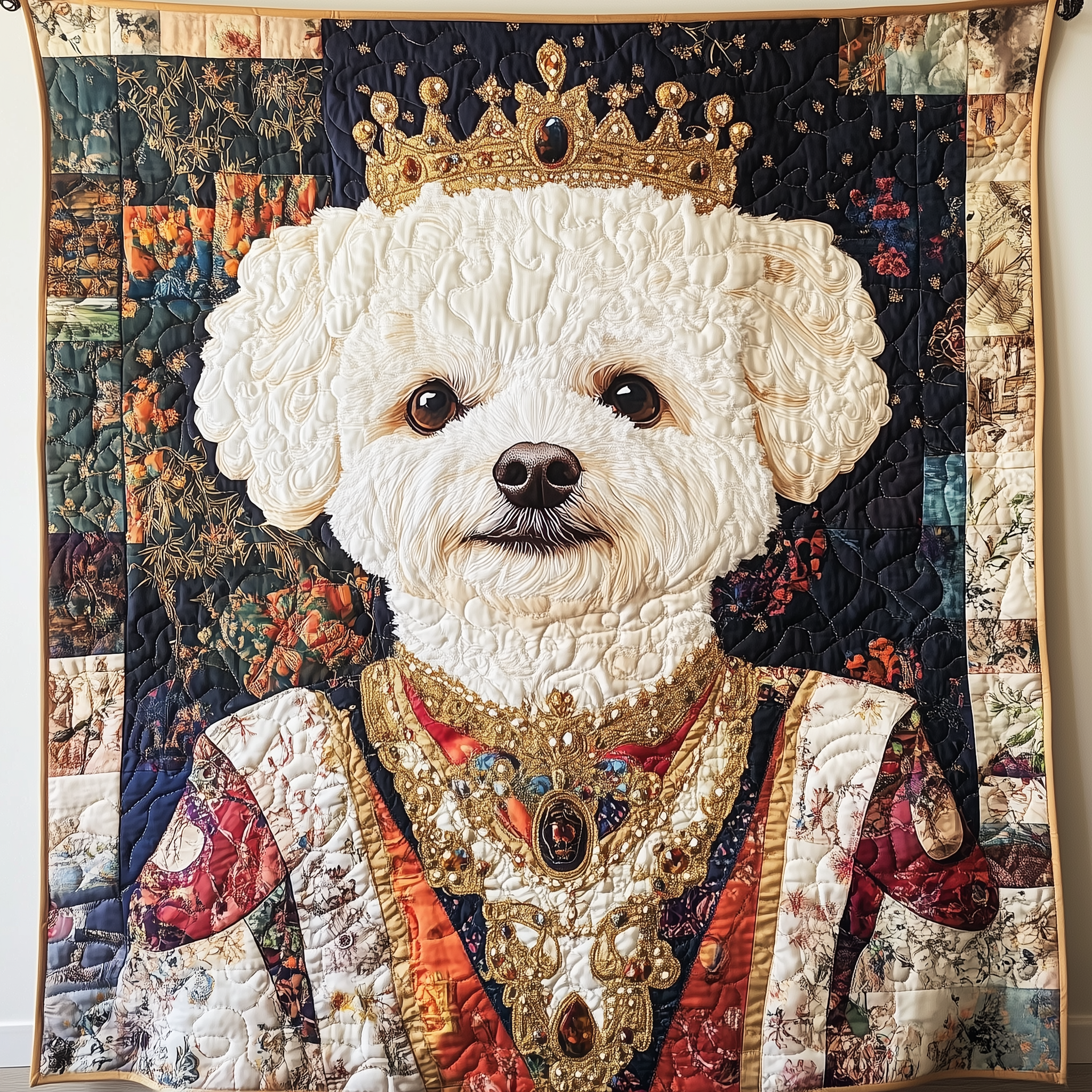 Bichon Frise Queen Quilted Blanket Bring the Family Together with a Blanket Everyone Loves Bichon Frise Queen Quilted Blanket Bring the Family Together with a Blanket Everyone Loves