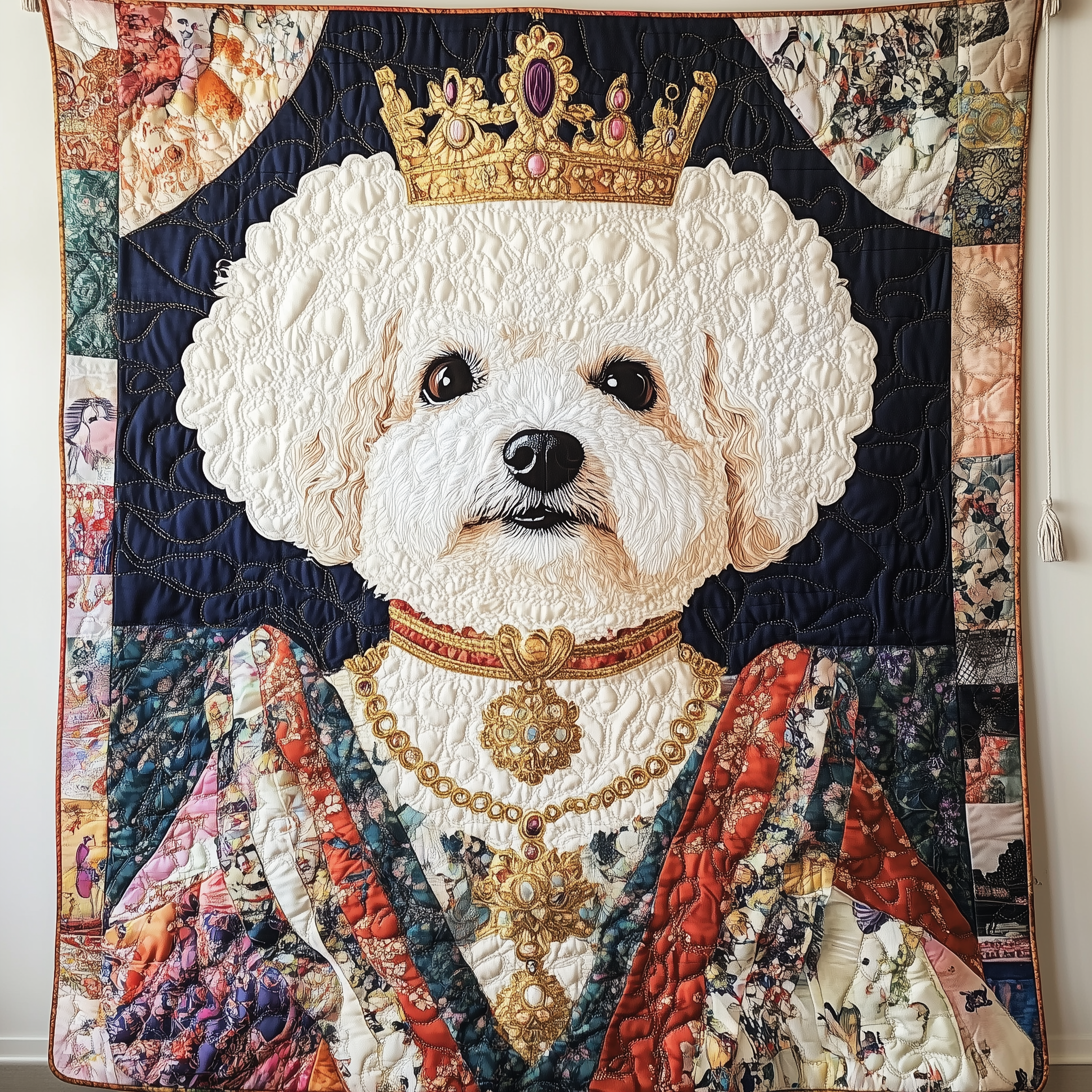 Bichon Frise Queen Quilted Blanket Feel Inspired by a Blanket That's Anything But Ordinary Bichon Frise Queen Quilted Blanket Feel Inspired by a Blanket That's Anything But Ordinary
