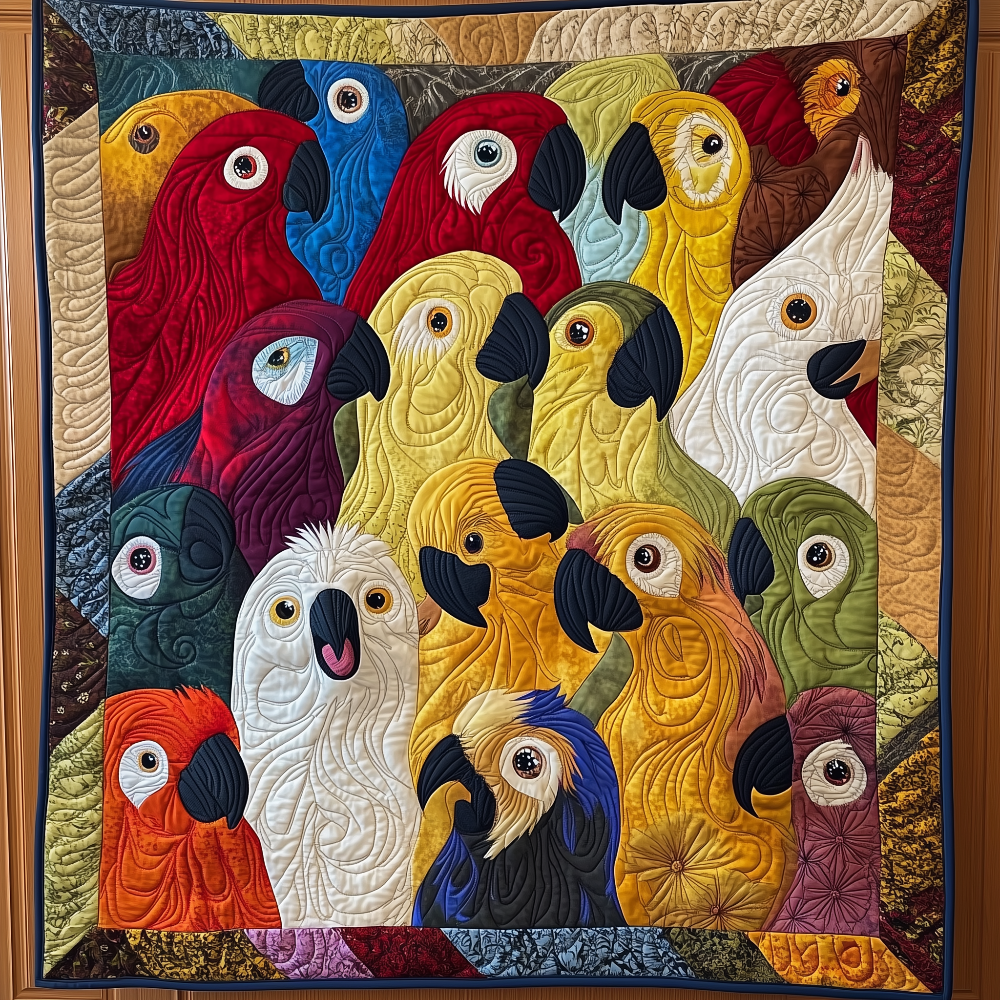 Bird Quilted Blanket Best Throw Blanket Best Bird Watching Gifts Bird Quilted Blanket Best Throw Blanket Best Bird Watching Gifts