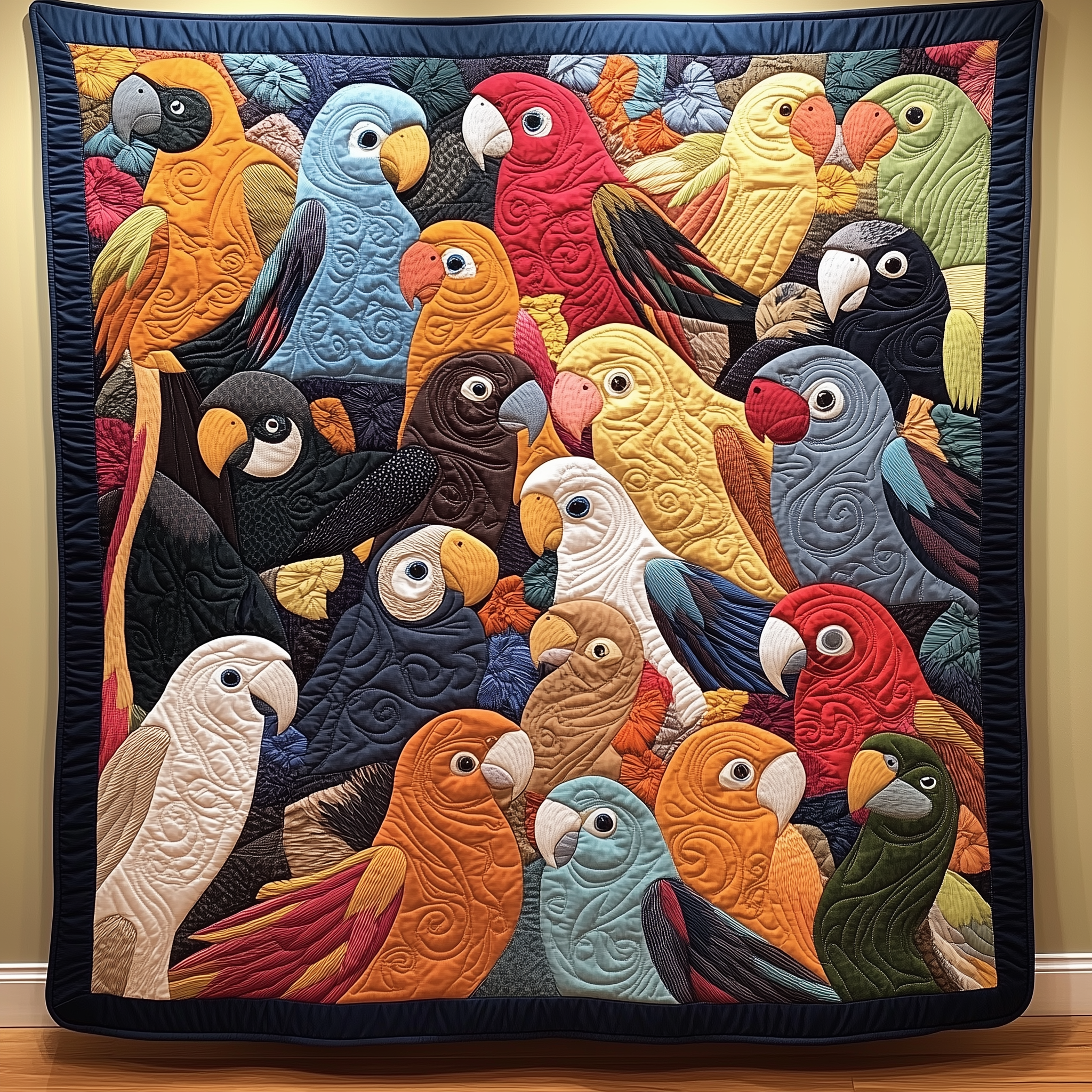 Bird Quilted Blanket Best Throw Blanket Best Presents For Bird Watchers Bird Quilted Blanket Best Throw Blanket Best Presents For Bird Watchers
