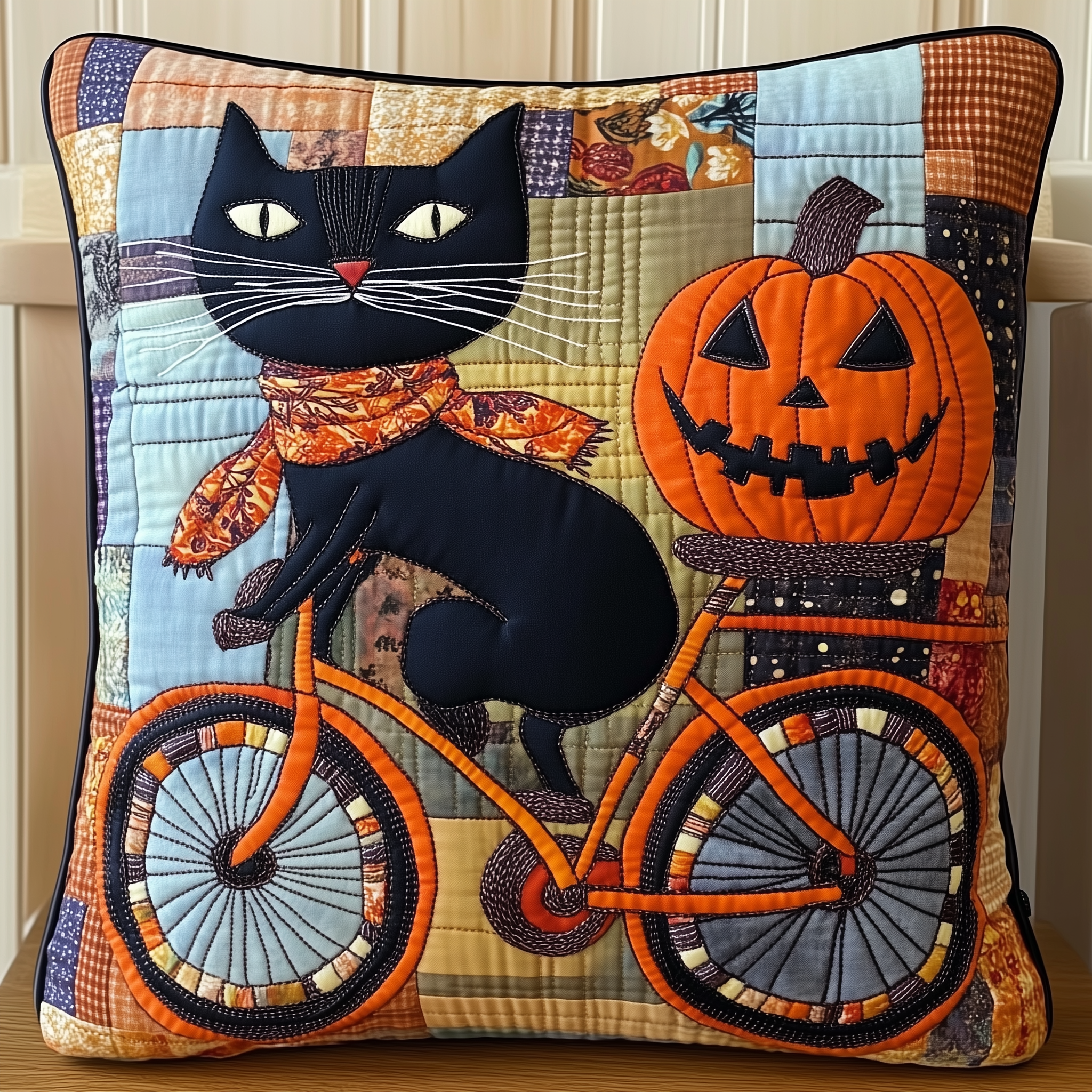 Black Cat Pumpkin Quilted Pillow Case Dream of Holidays with Pillow Cases That Spark Joy Black Cat Pumpkin Quilted Pillow Case Dream of Holidays with Pillow Cases That Spark Joy