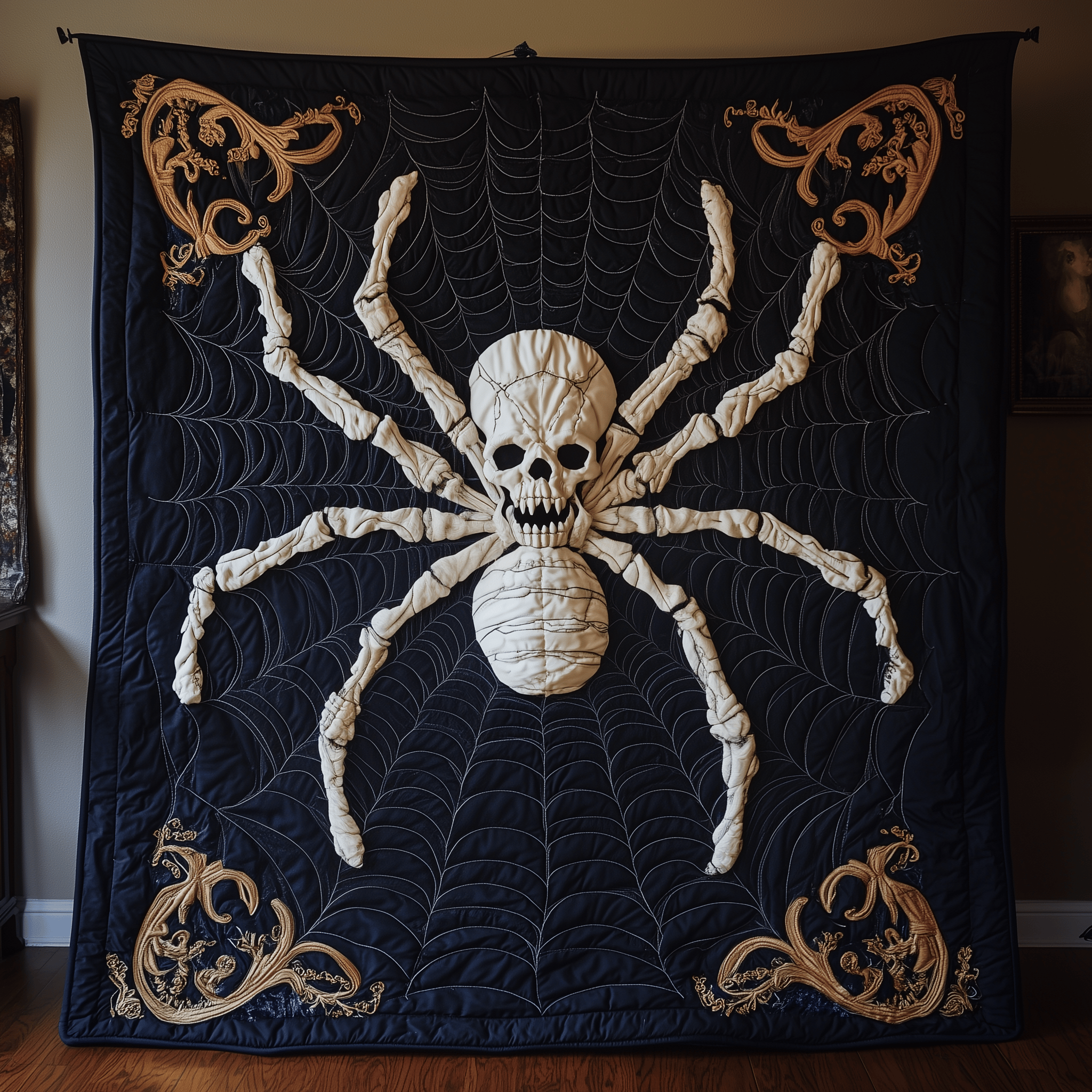 Black Spider Quilted Blanket Feel the Magic of Family Time with a Blanket That Fits All Black Spider Quilted Blanket Feel the Magic of Family Time with a Blanket That Fits All
