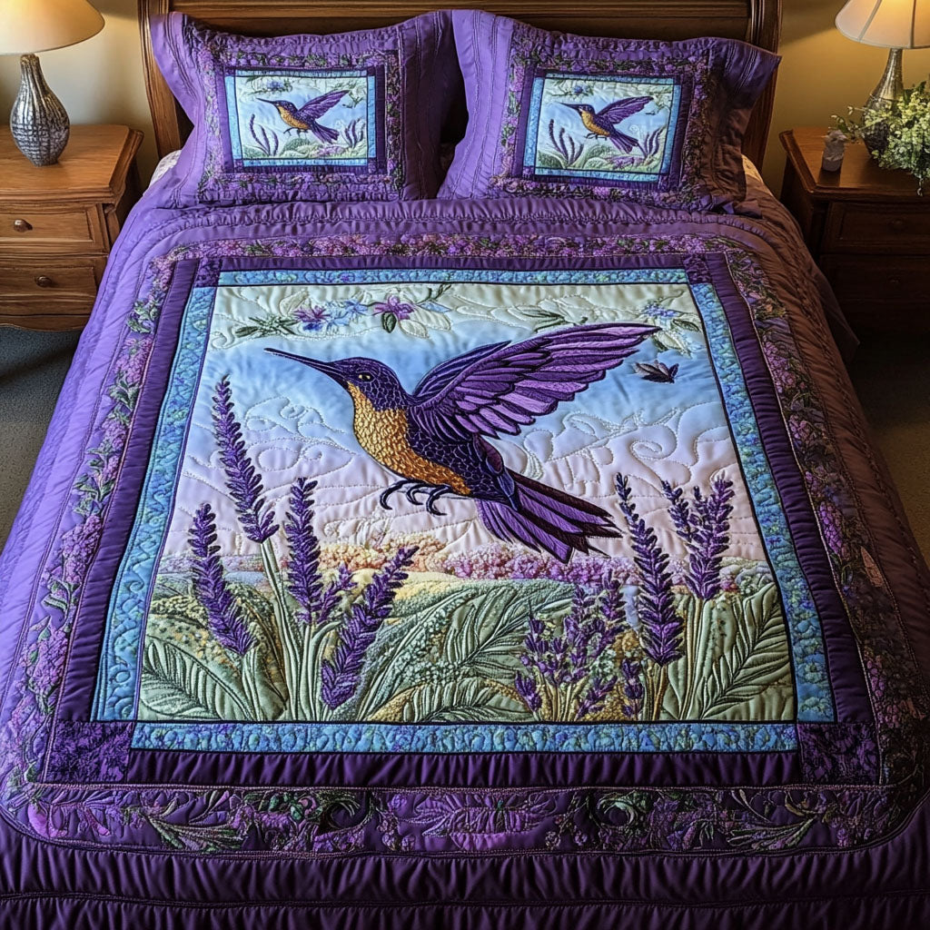 Bloom Seeker Quilted Bedding Set Unique Hummingbird Gifts Bloom Seeker Quilted Bedding Set Unique Hummingbird Gifts
