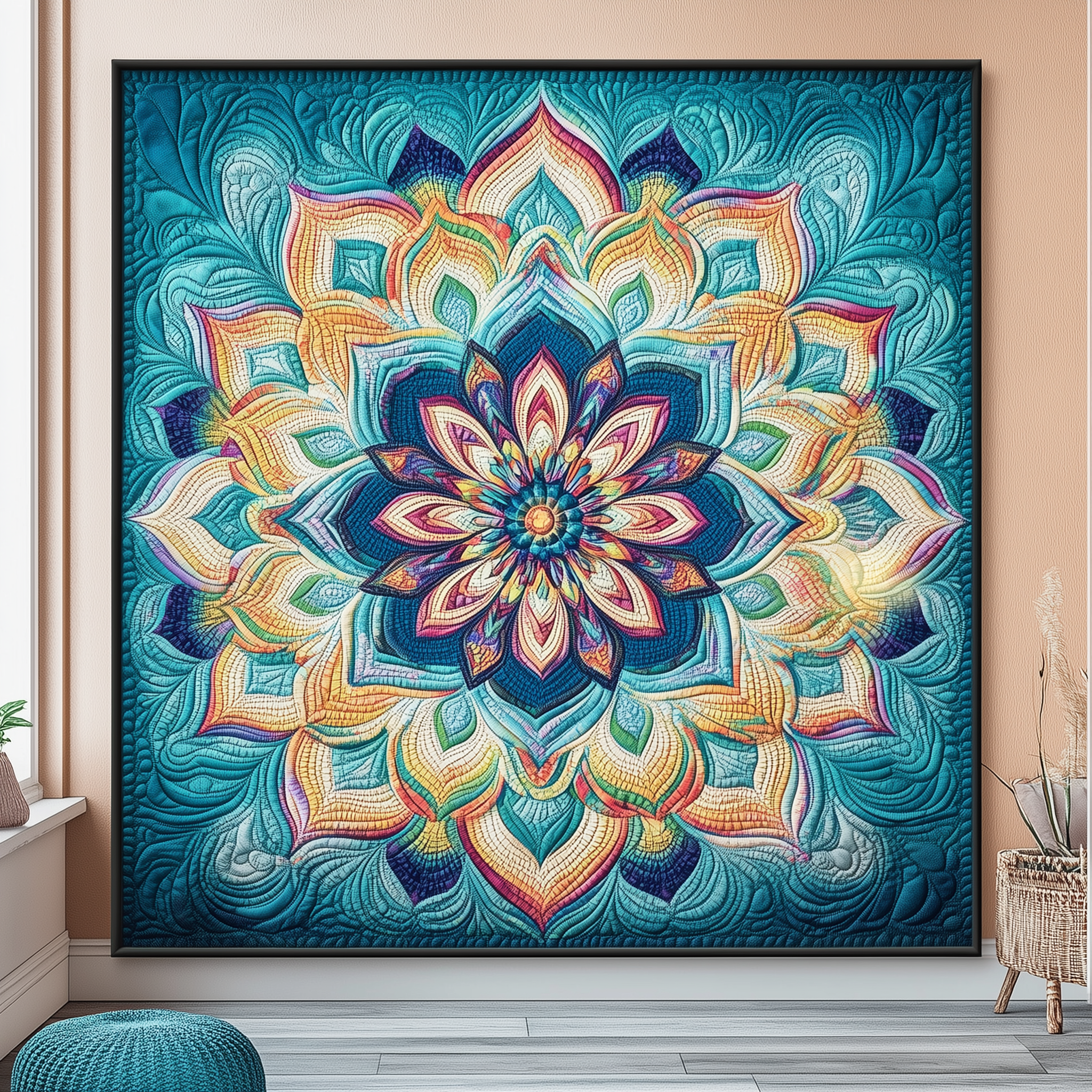 Blue Mandala Quilted Blanket Celebrate Your Individuality with a Blanket That Speaks to You Blue Mandala Quilted Blanket Celebrate Your Individuality with a Blanket That Speaks to You