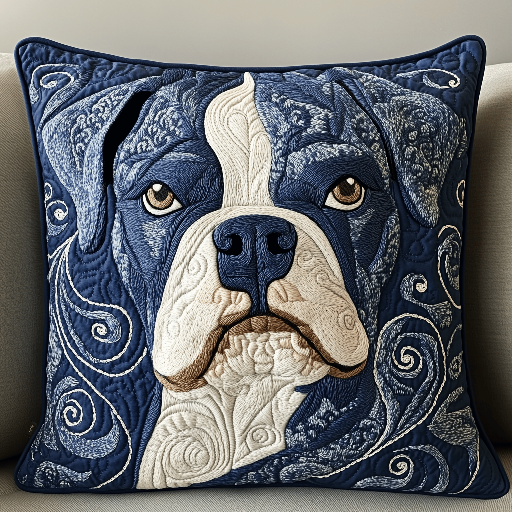 Boxer Dog Quilted Pillow Case A Pillow Case That Loves You Back Boxer Dog Quilted Pillow Case A Pillow Case That Loves You Back