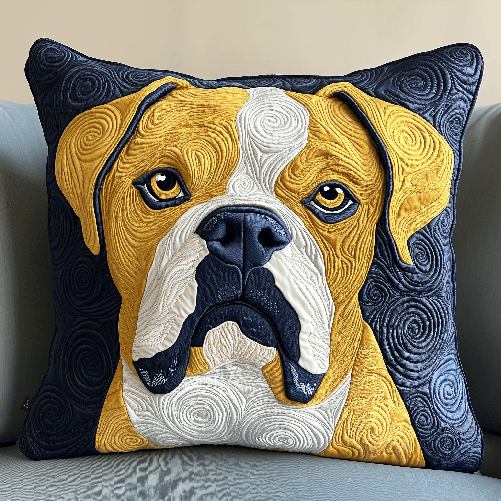 Boxer Dog Quilted Pillow Case Feel Calm and Cozy with Pillow Cases That Care Boxer Dog Quilted Pillow Case Feel Calm and Cozy with Pillow Cases That Care
