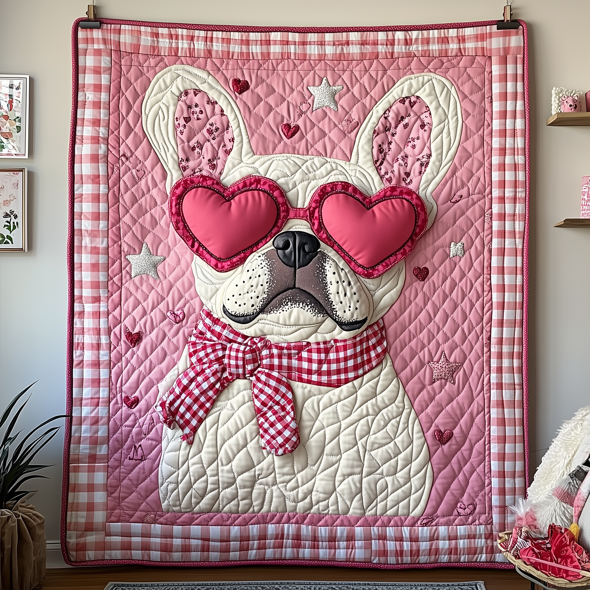 Bulldog Love Snuggle Quilted Blanket Sofa Throw Blanket Items Best Presents For Dog Lovers Bulldog Love Snuggle Quilted Blanket Sofa Throw Blanket Items Best Presents For Dog Lovers