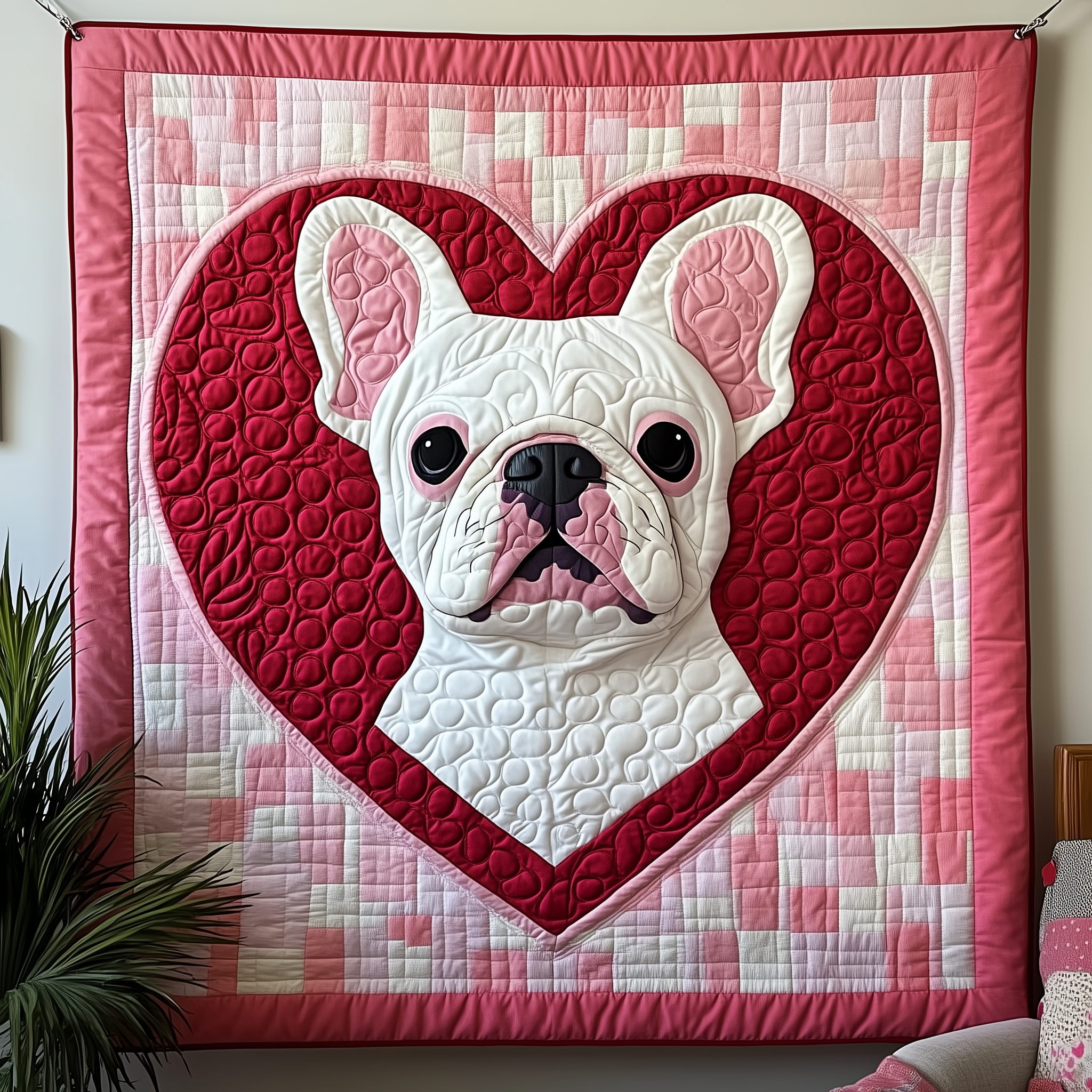 Bulldog Love Snuggle Quilted Blanket Sofa Throw Blanket Items Good Gifts For Dog Owners Bulldog Love Snuggle Quilted Blanket Sofa Throw Blanket Items Good Gifts For Dog Owners